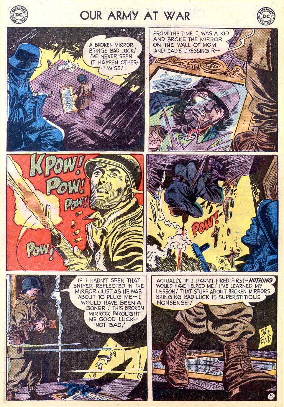 Read online Our Army at War (1952) comic -  Issue #32 - 10