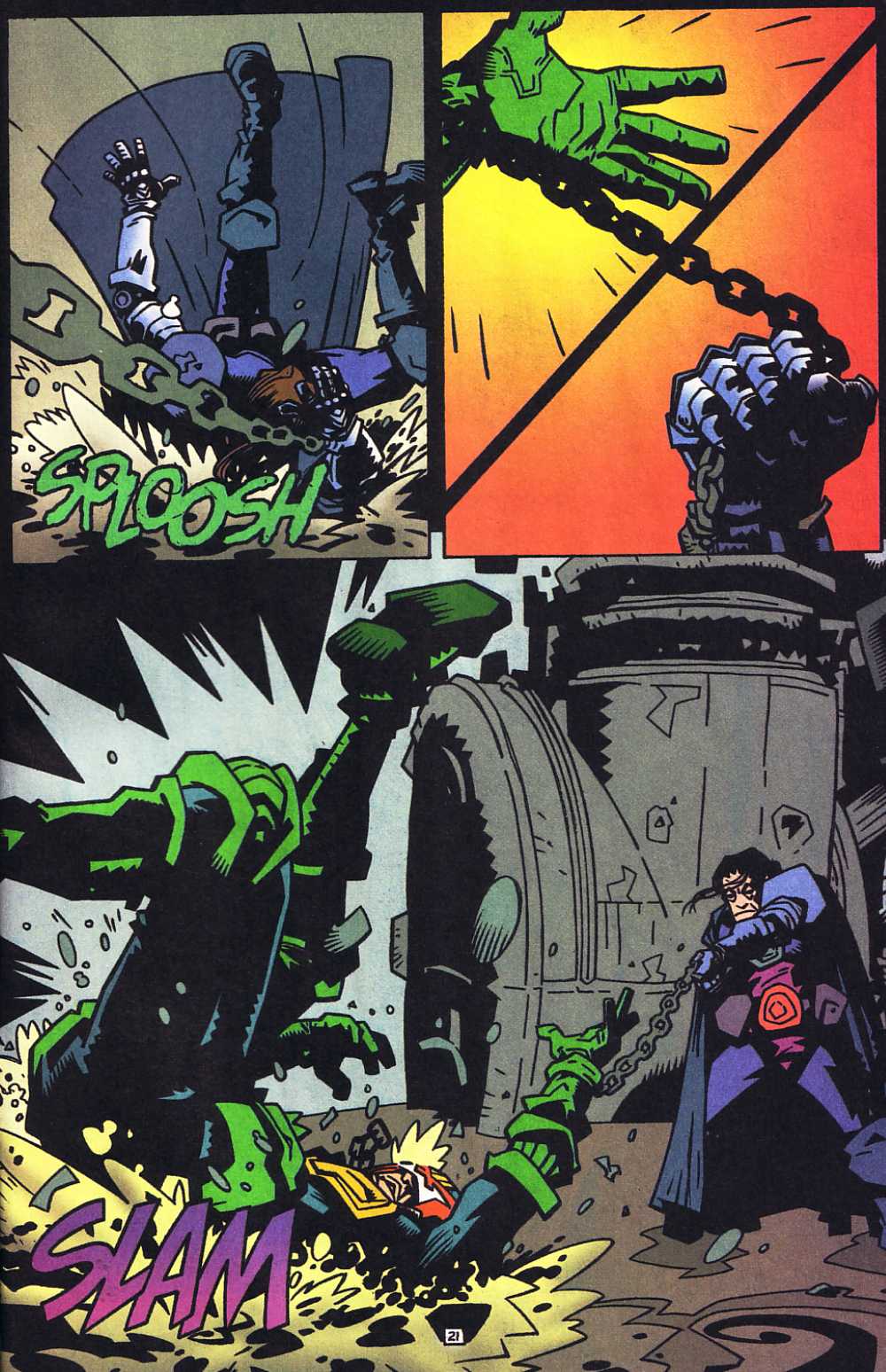 Read online Judge Dredd: Legends of the Law comic -  Issue #9 - 21