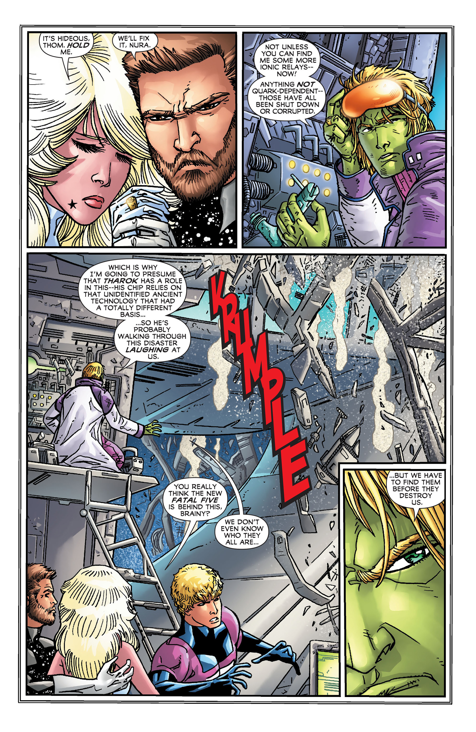 Read online Legion of Super-Heroes (2011) comic -  Issue #18 - 12