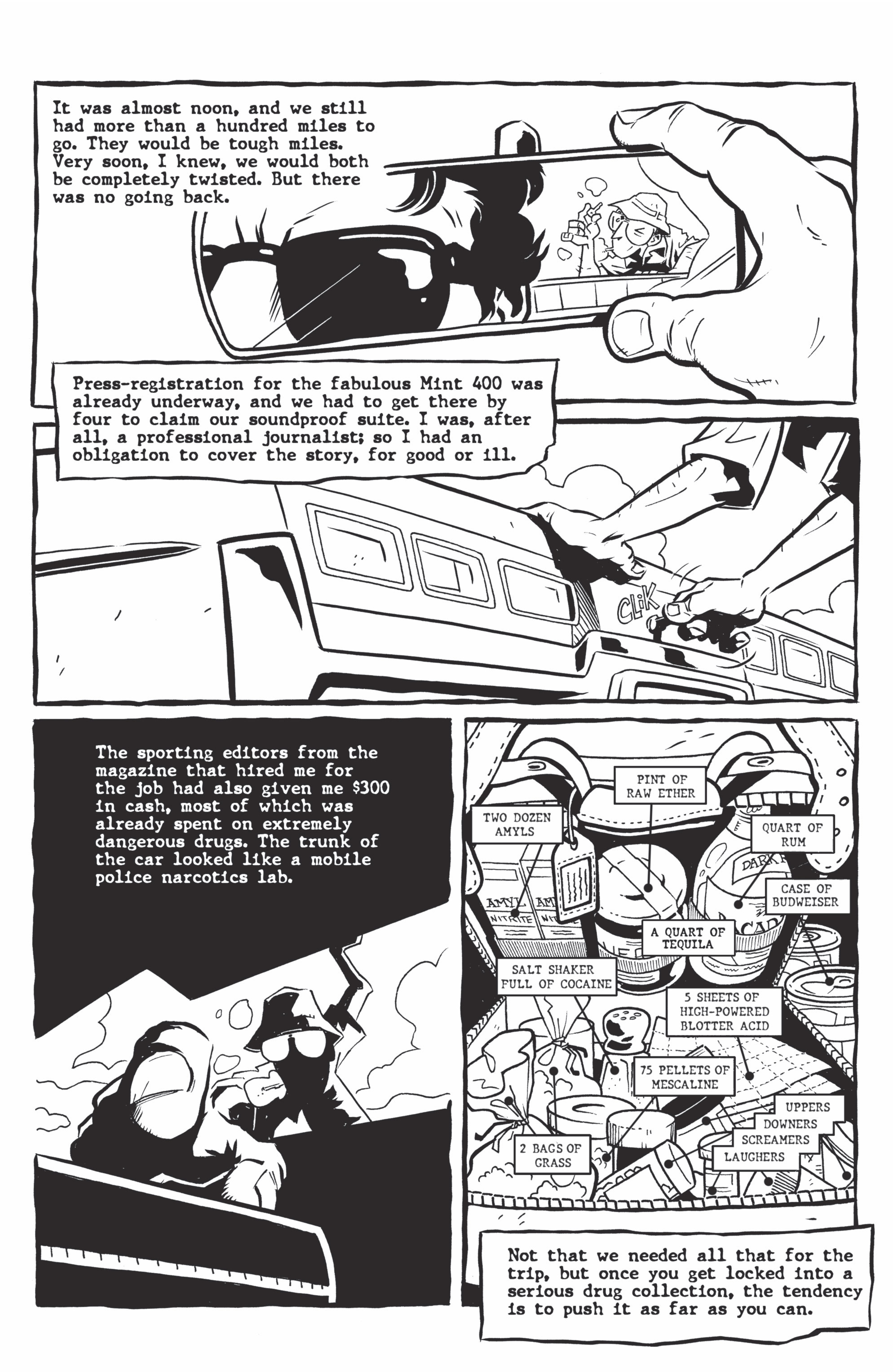 Read online Hunter S. Thompson's Fear and Loathing in Las Vegas comic -  Issue #1 - 6