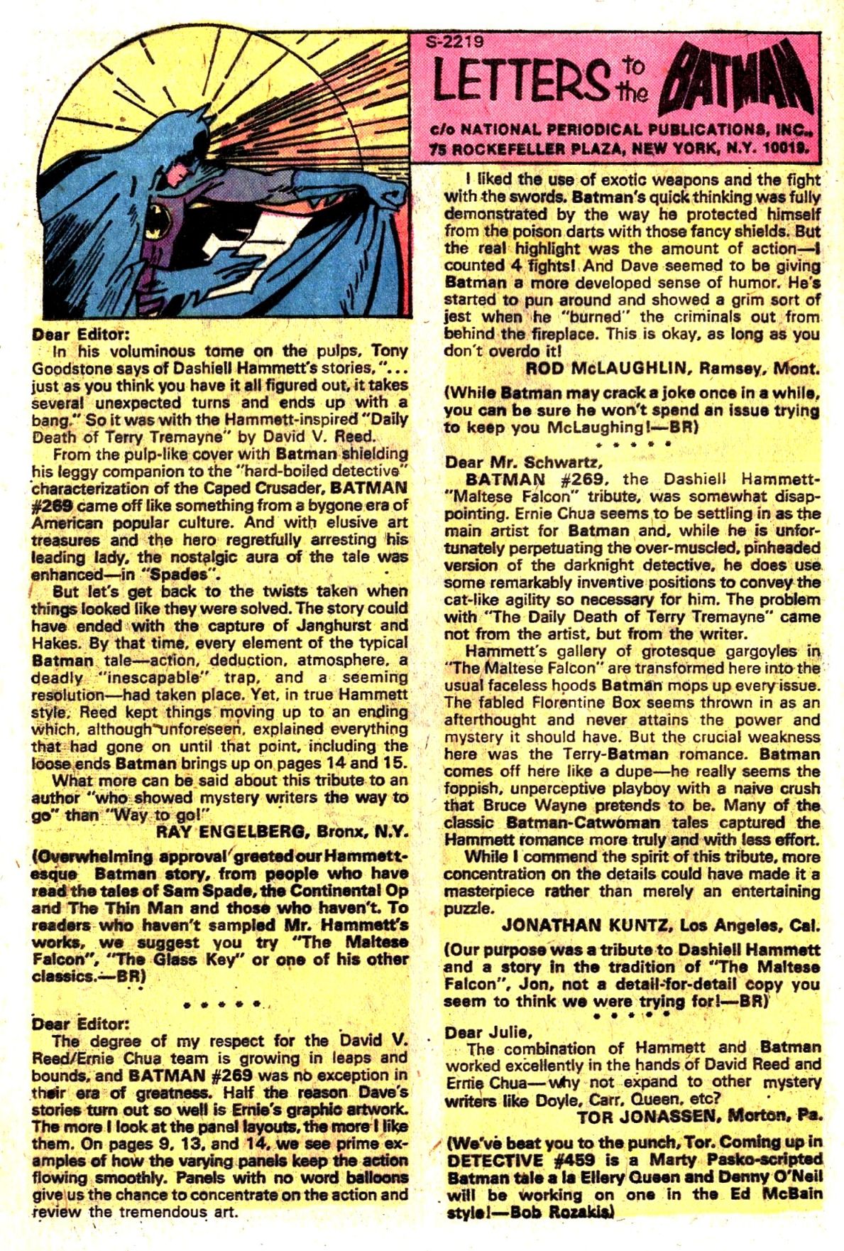 Read online Batman (1940) comic -  Issue #273 - 12