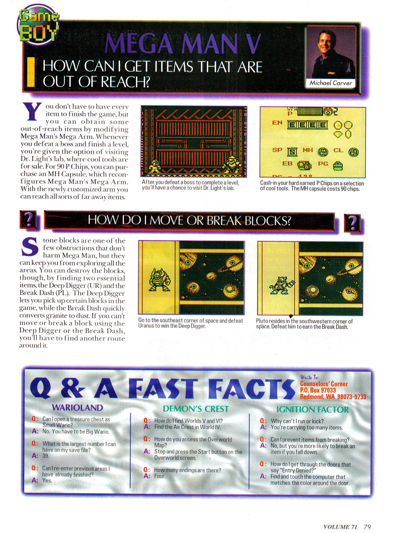 Read online Nintendo Power comic -  Issue #71 - 86