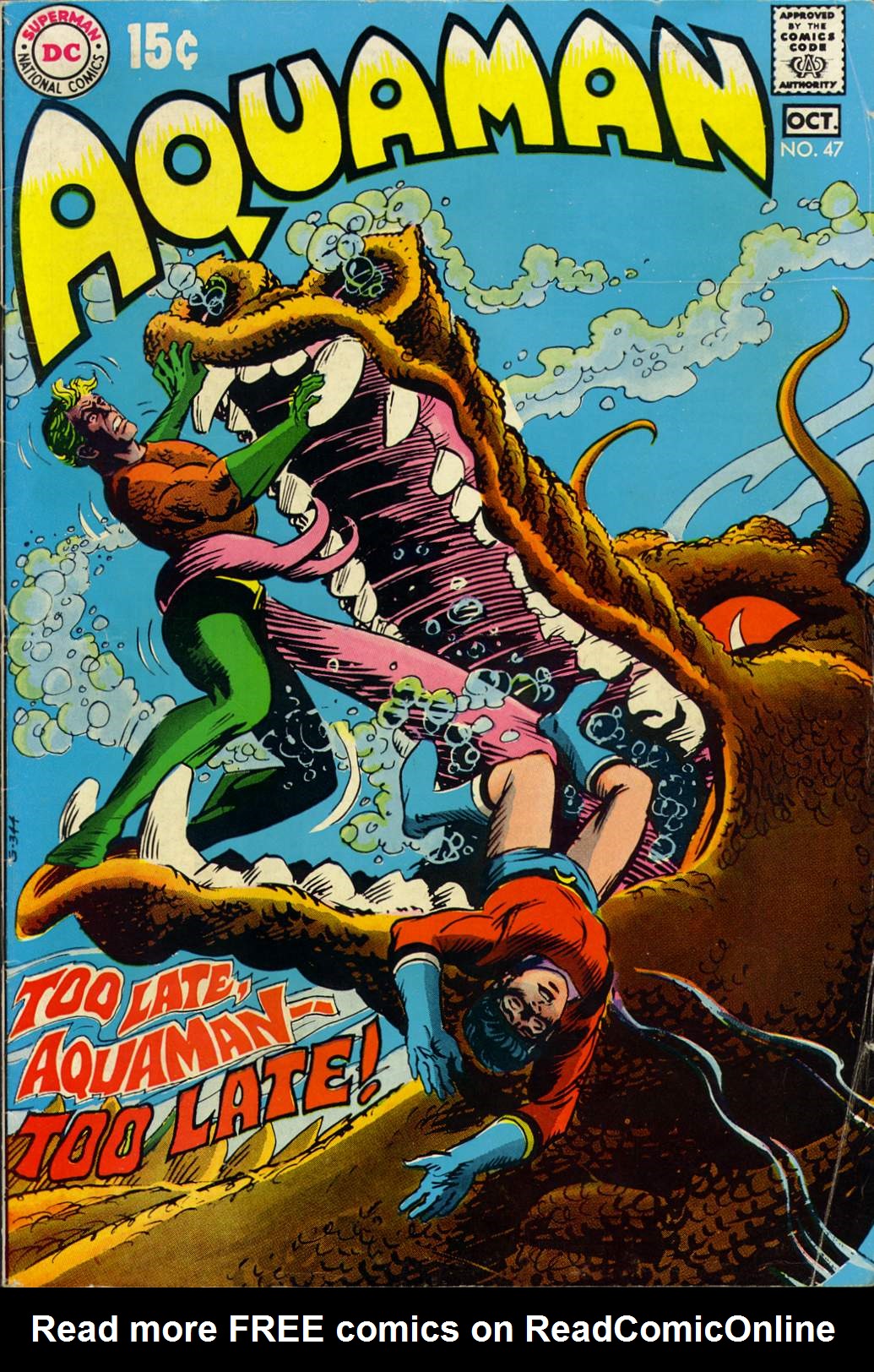 Read online Aquaman (1962) comic -  Issue #47 - 1