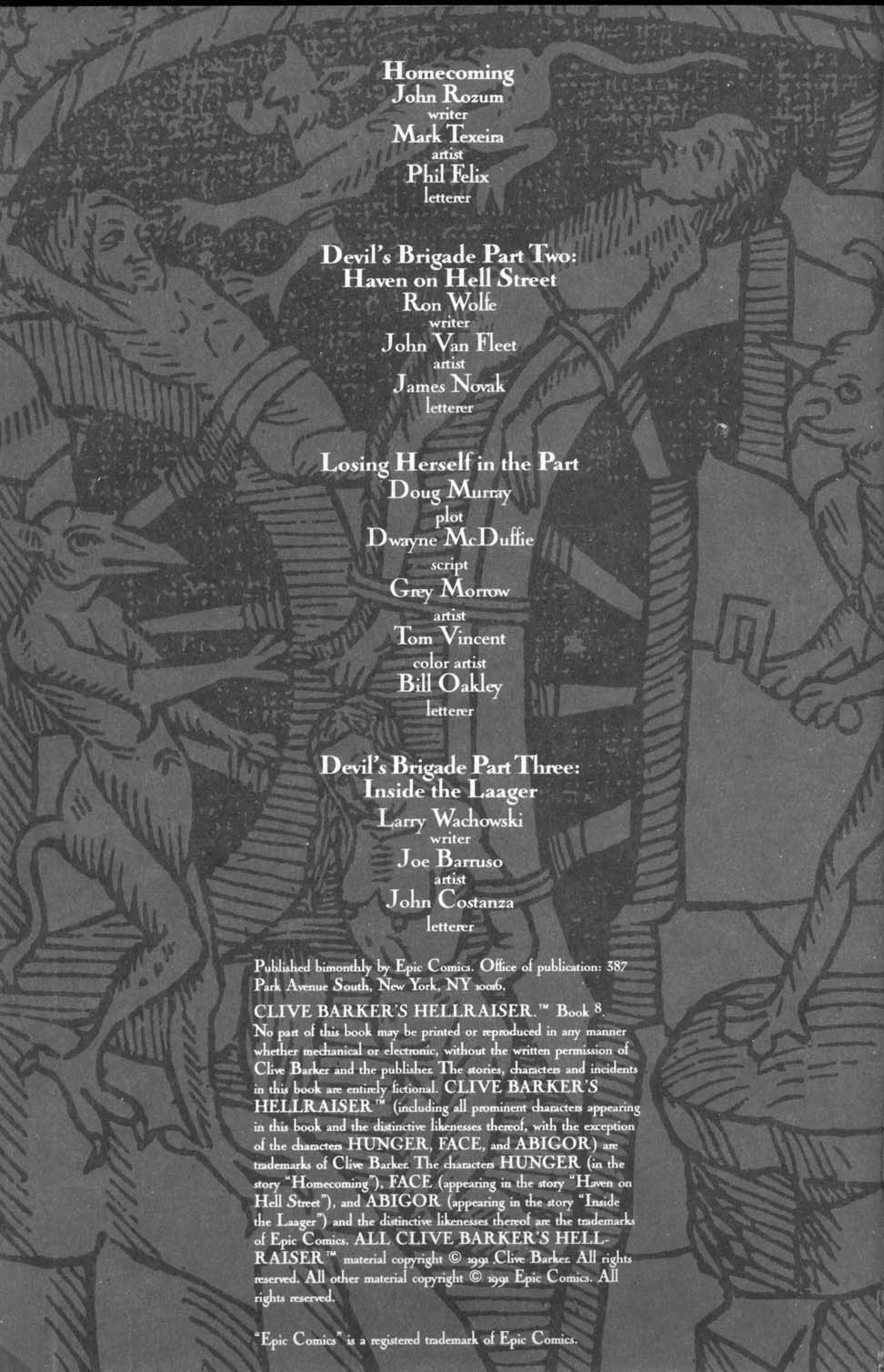 Read online Clive Barker's Hellraiser (1989) comic -  Issue #8 - 2