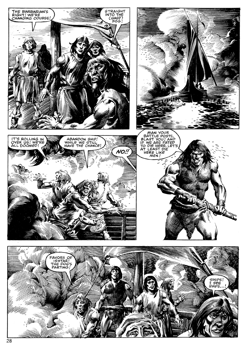 Read online The Savage Sword Of Conan comic -  Issue #101 - 28