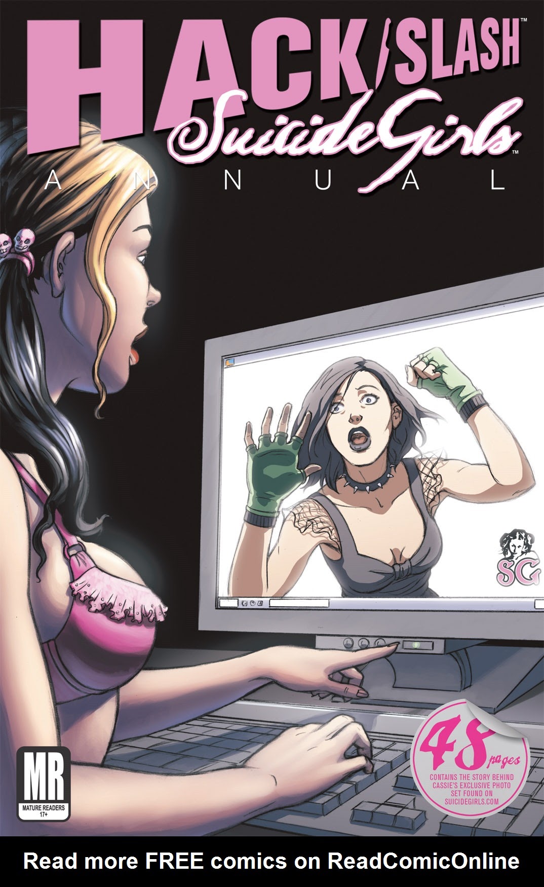 Read online Hack/Slash Annual - Suicide Girls Annual comic -  Issue # Full - 2