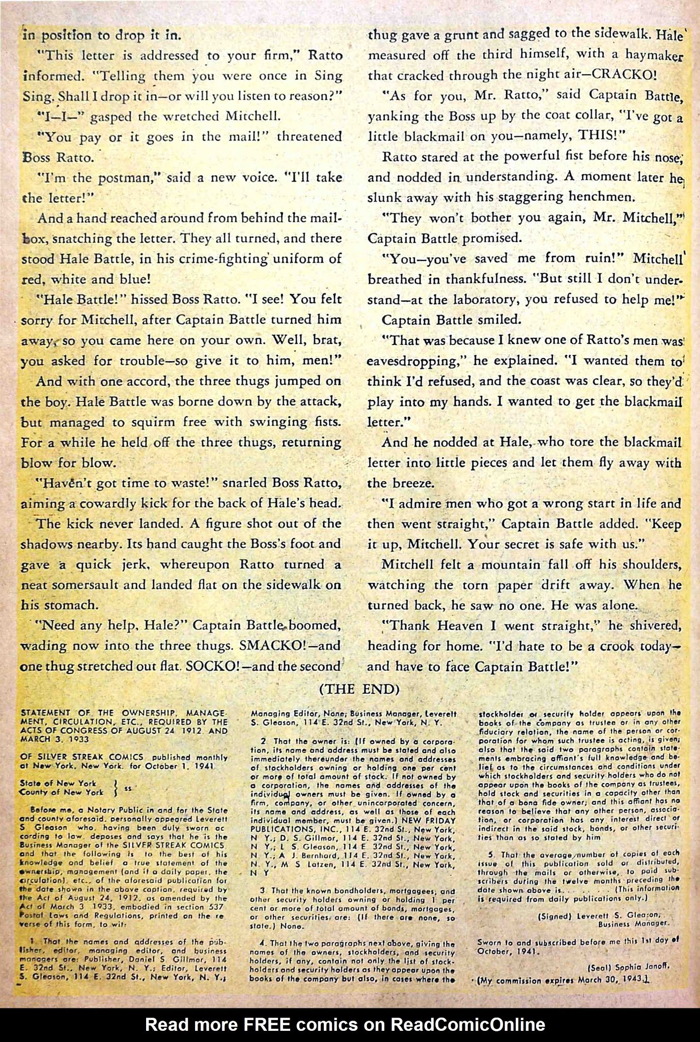 Read online Silver Streak Comics comic -  Issue #18 - 50