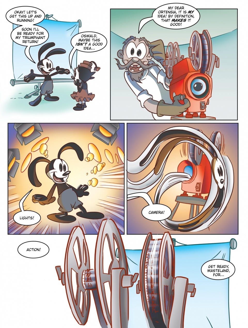 Read online Epic Mickey: Tales of the Wasteland comic -  Issue # Oswald the Lucky Duck - 4