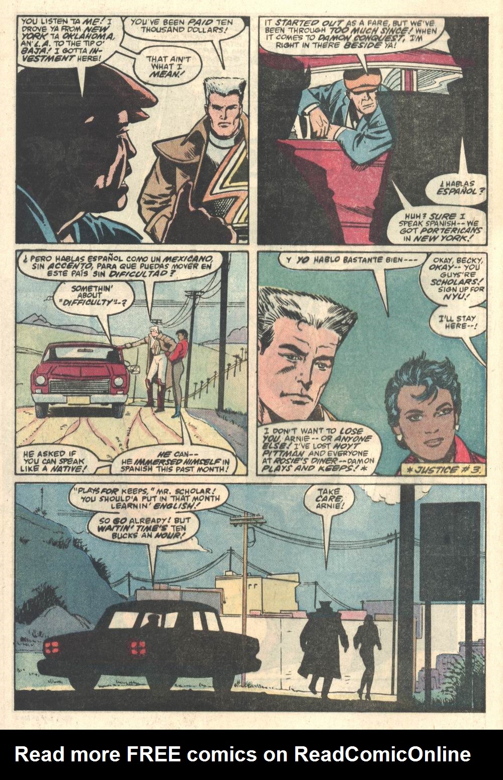 Read online Justice (1986) comic -  Issue #5 - 3