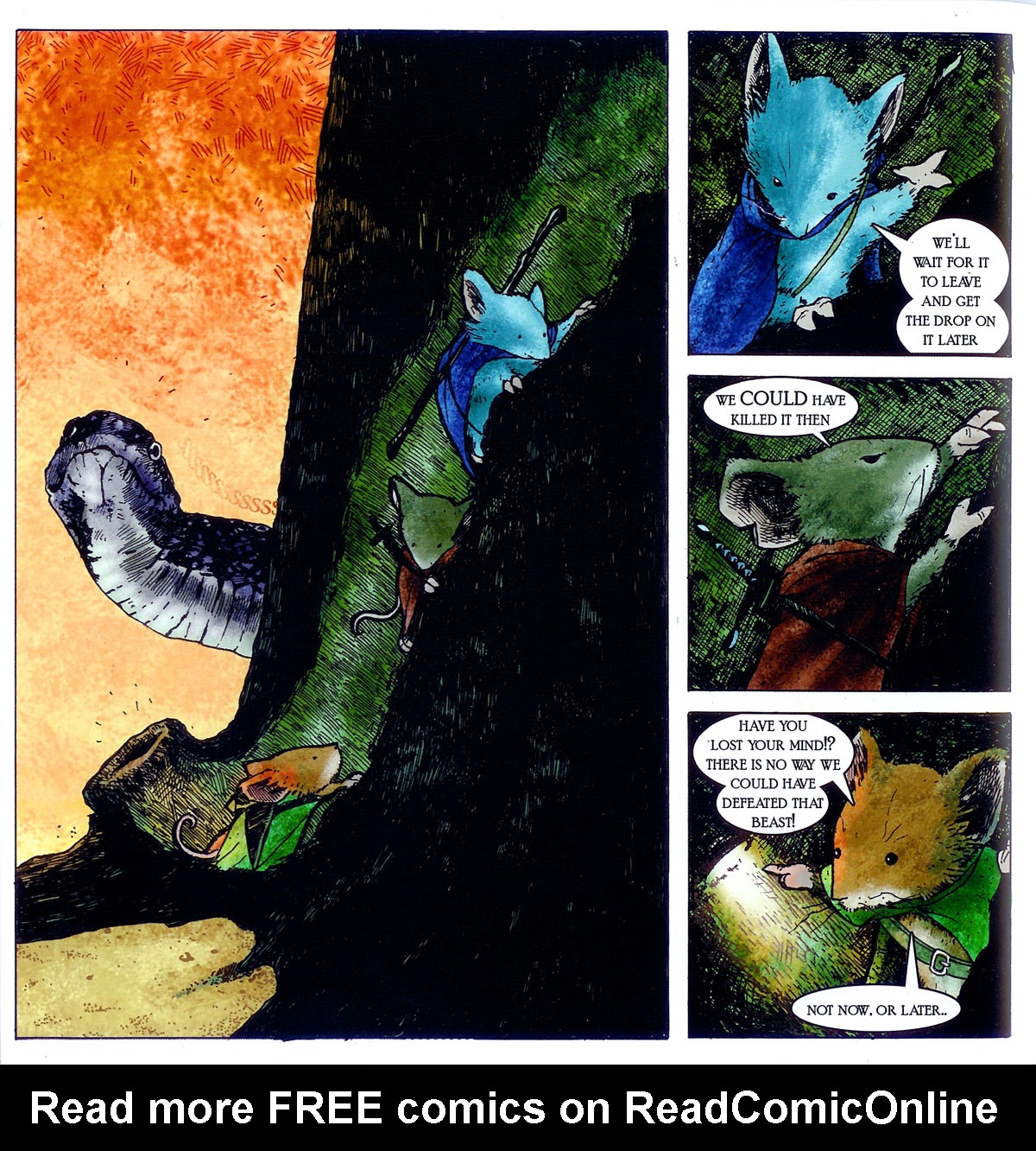 Read online Mouse Guard comic -  Issue #1 - 14