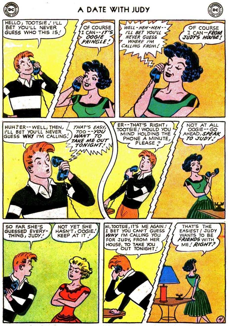 Read online A Date with Judy comic -  Issue #56 - 6