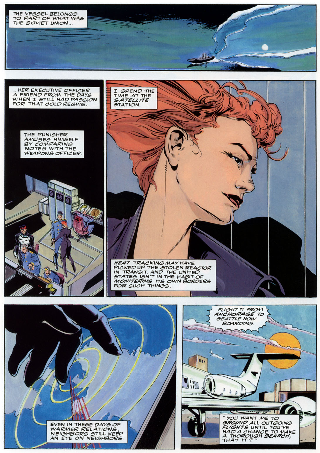 Read online Marvel Graphic Novel comic -  Issue #74 - Punisher & Black Widow - Spinning Doomsday's Web - 38
