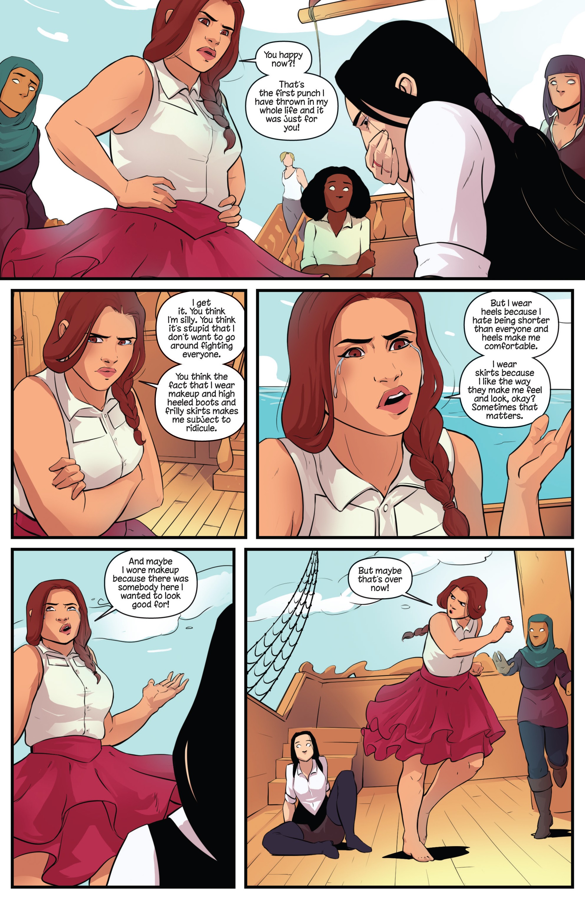 Read online Princeless Raven Year Two: Love and Revenge comic -  Issue # _TPB Get Lost Together - 77
