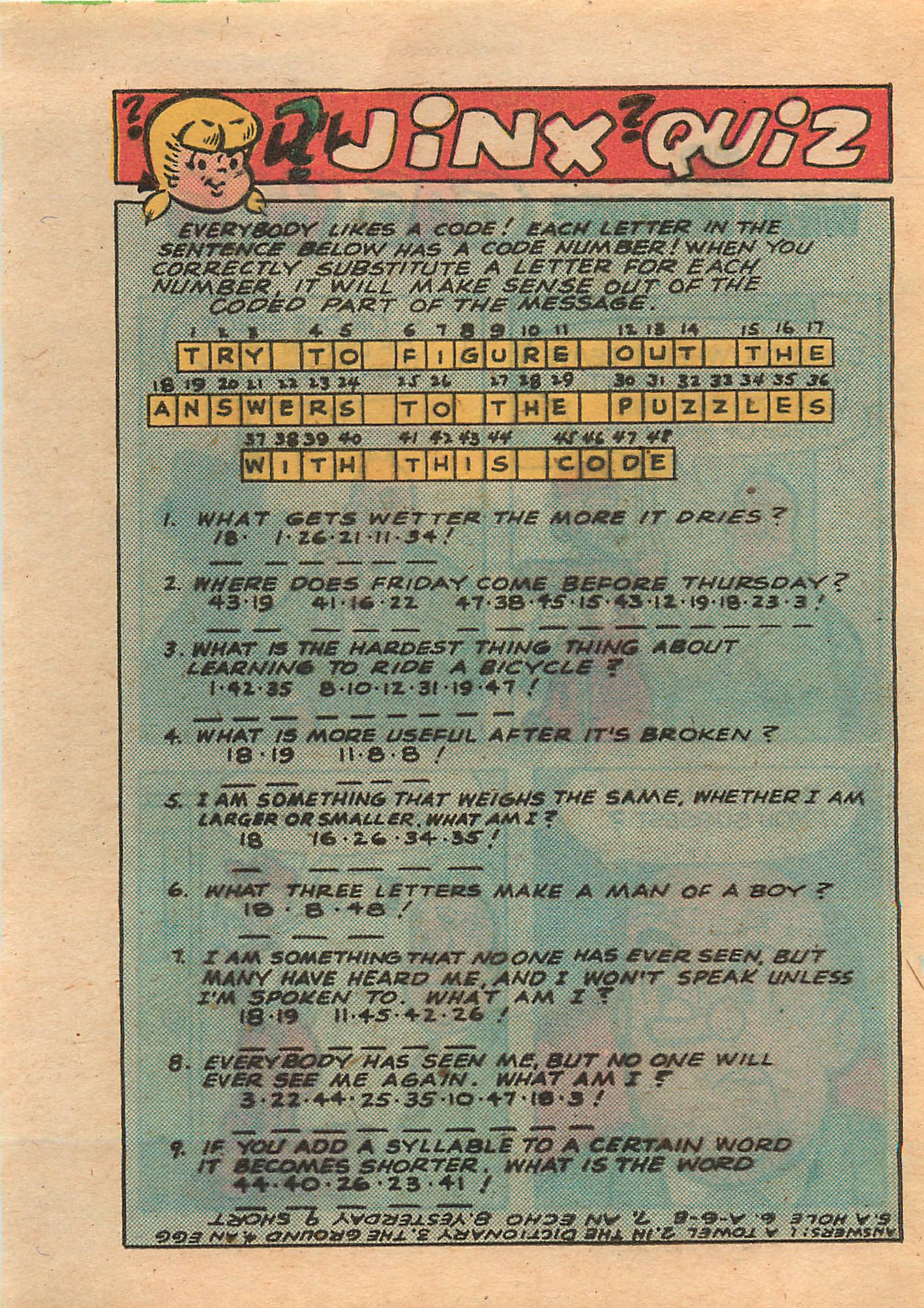 Read online Little Archie Comics Digest Magazine comic -  Issue #7 - 28