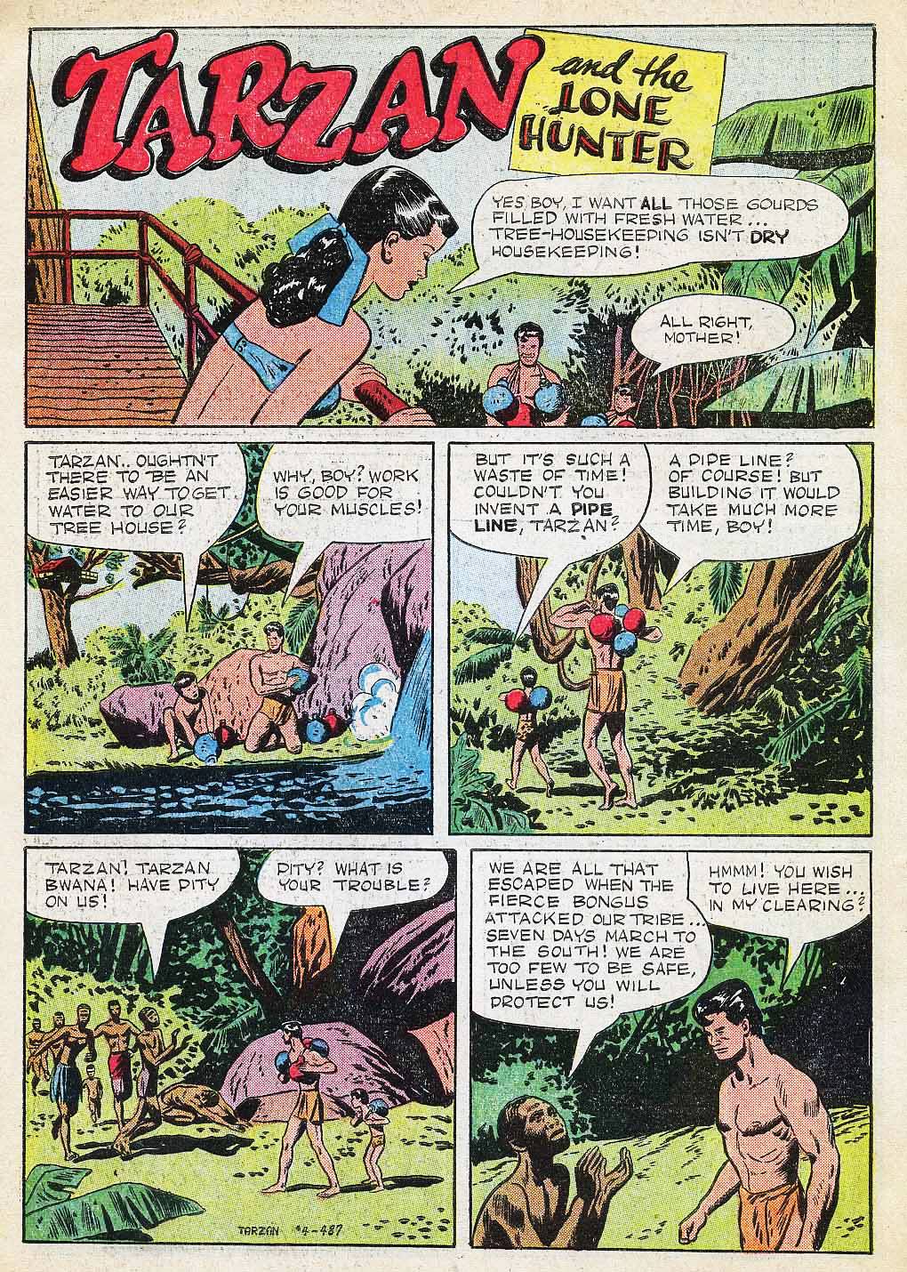 Read online Tarzan (1948) comic -  Issue #4 - 3