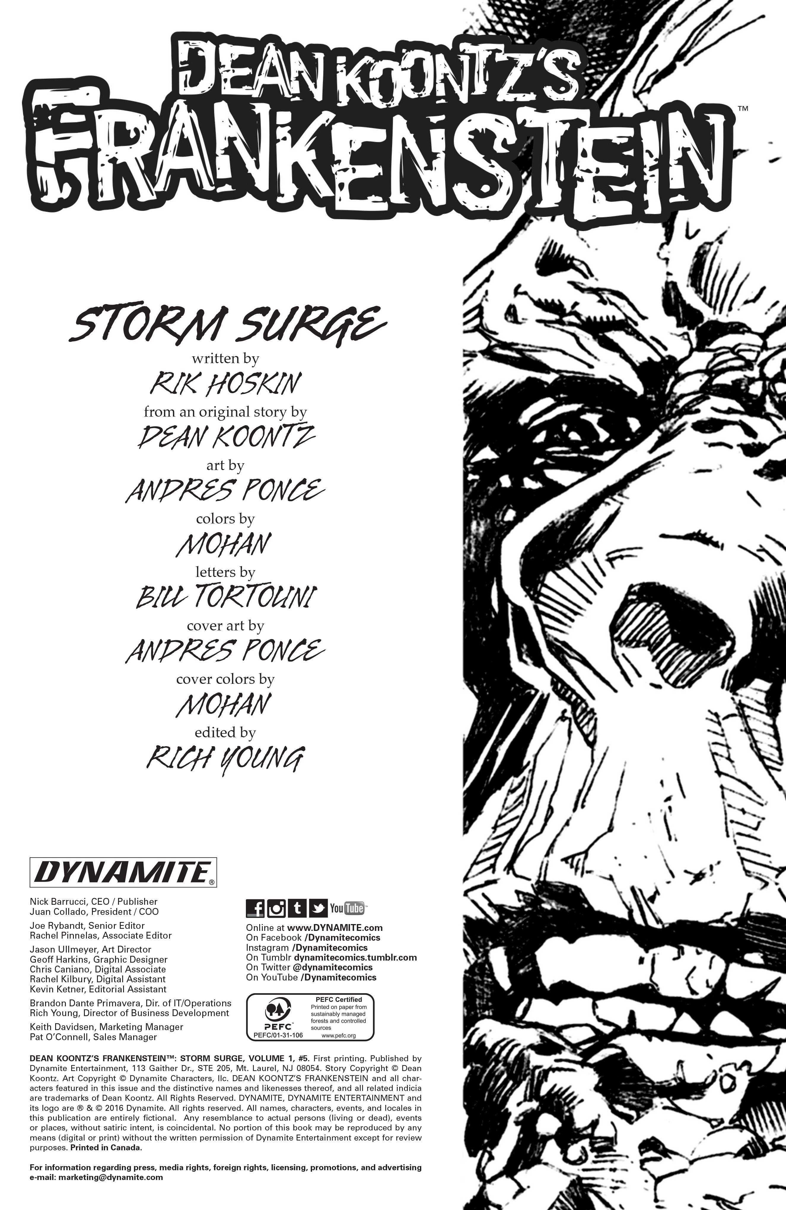 Read online Dean Koontz's Frankenstein: Storm Surge comic -  Issue #5 - 2