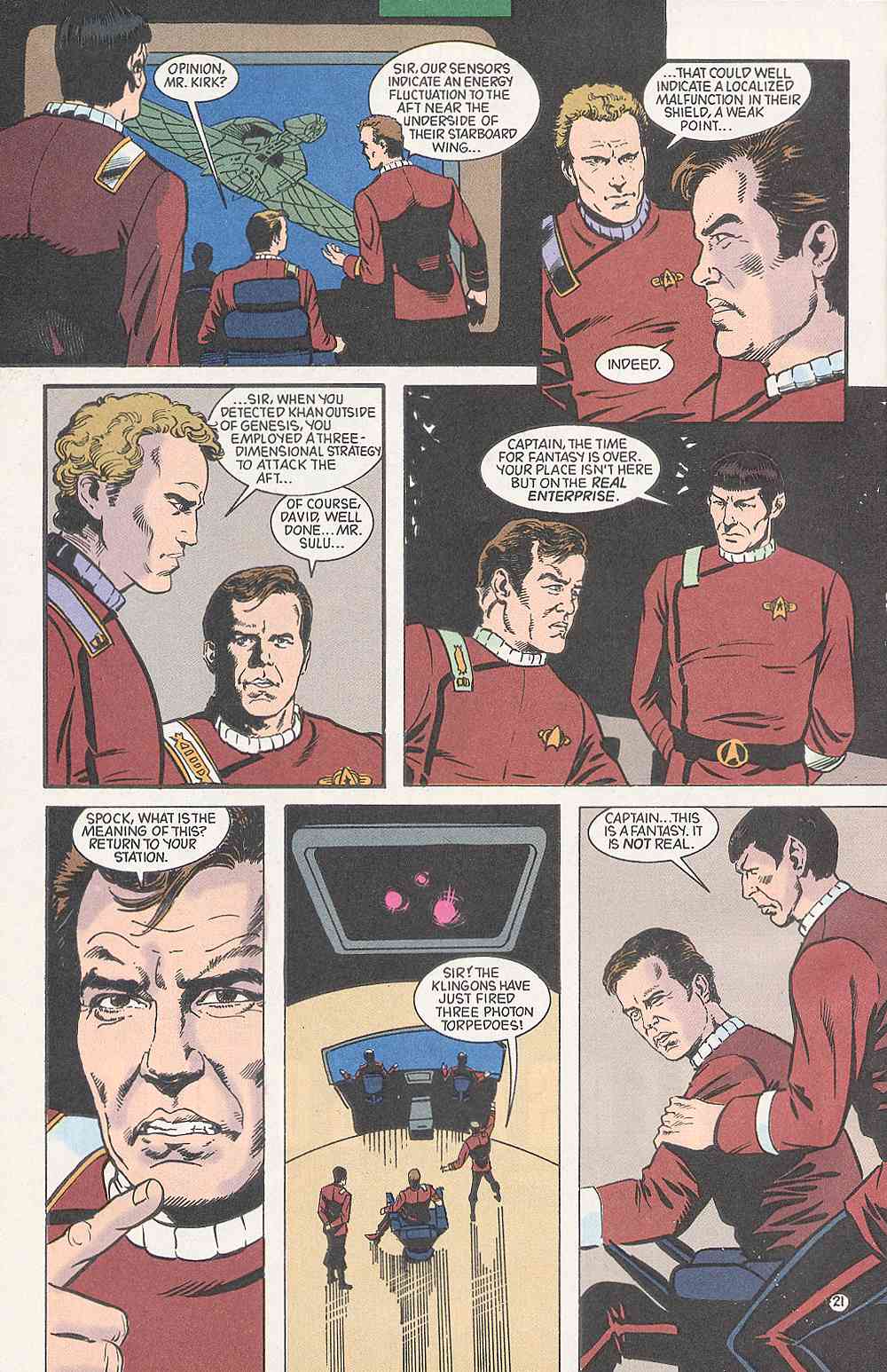 Read online Star Trek (1989) comic -  Issue #34 - 22