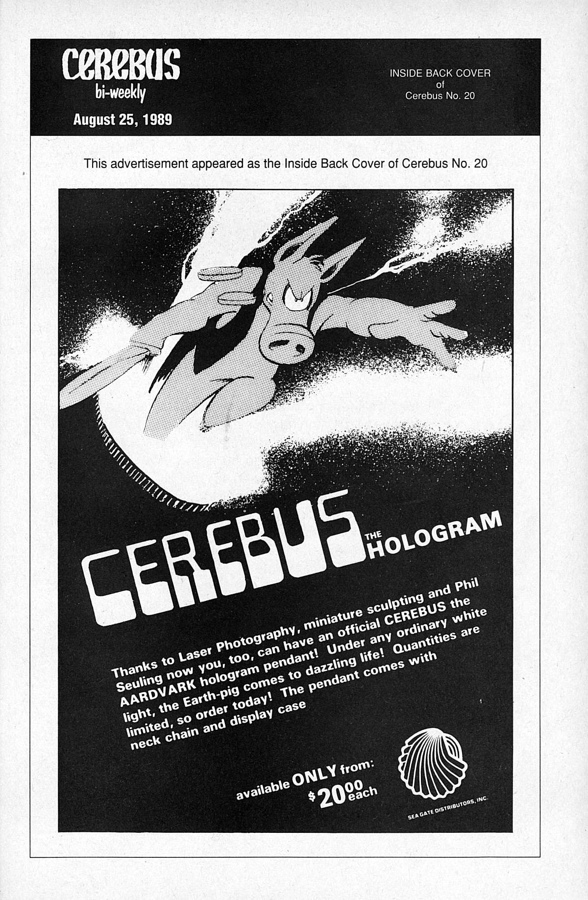 Cerebus Issue #20 #20 - English 31