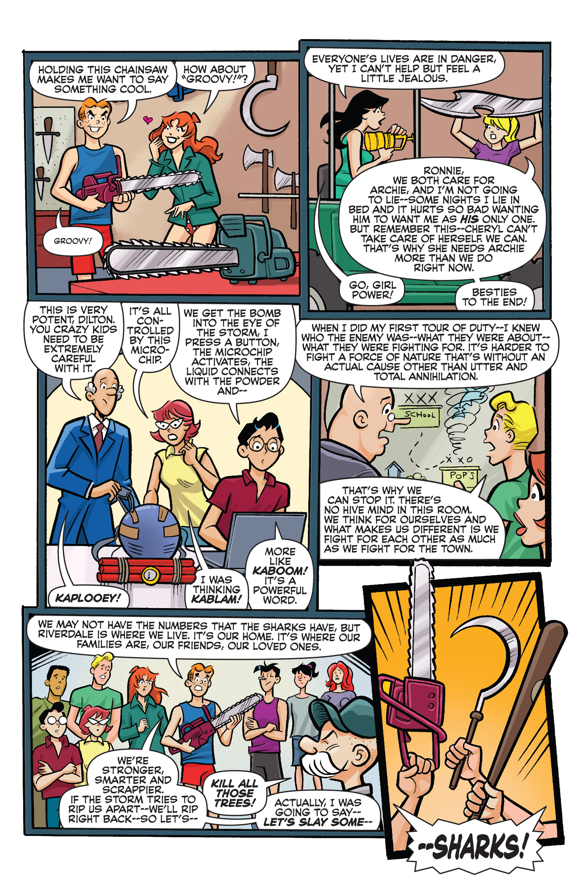 Read online Archie vs. Sharknado comic -  Issue #Archie vs. Sharknado Full - 32