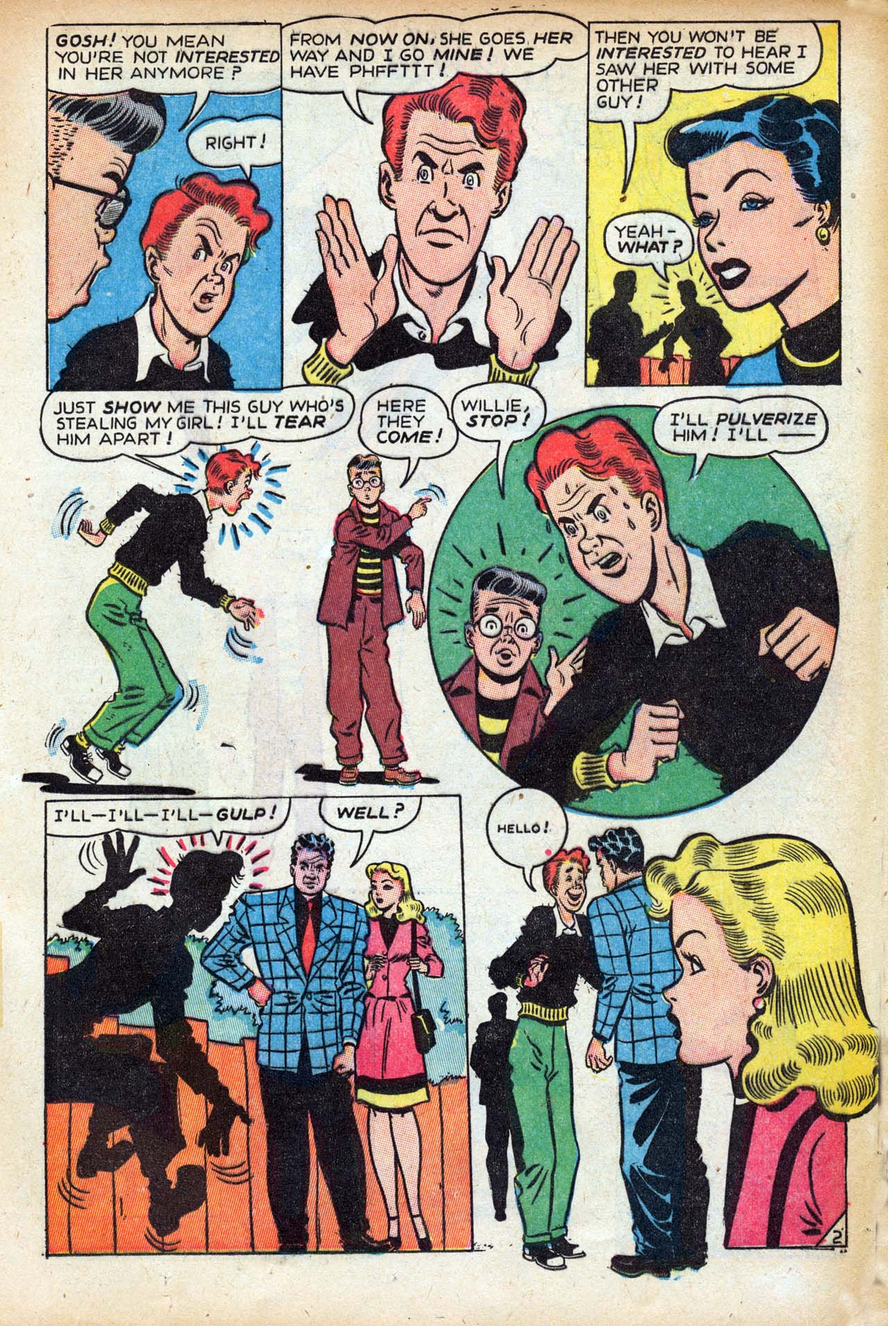 Read online Willie Comics (1946) comic -  Issue #11 - 25