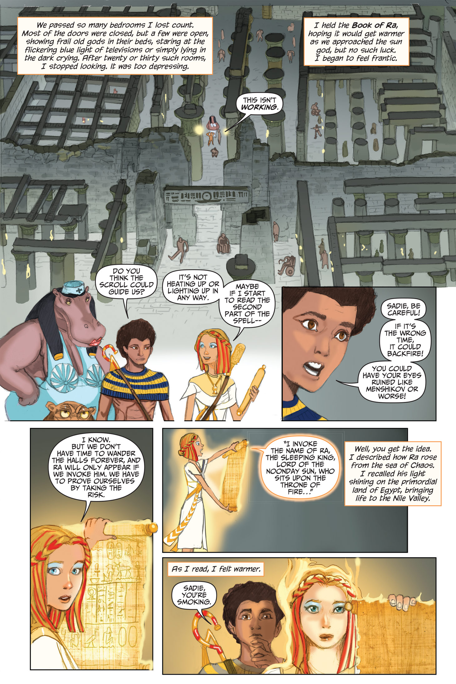 Read online The Kane Chronicles comic -  Issue # TPB 2 - 105