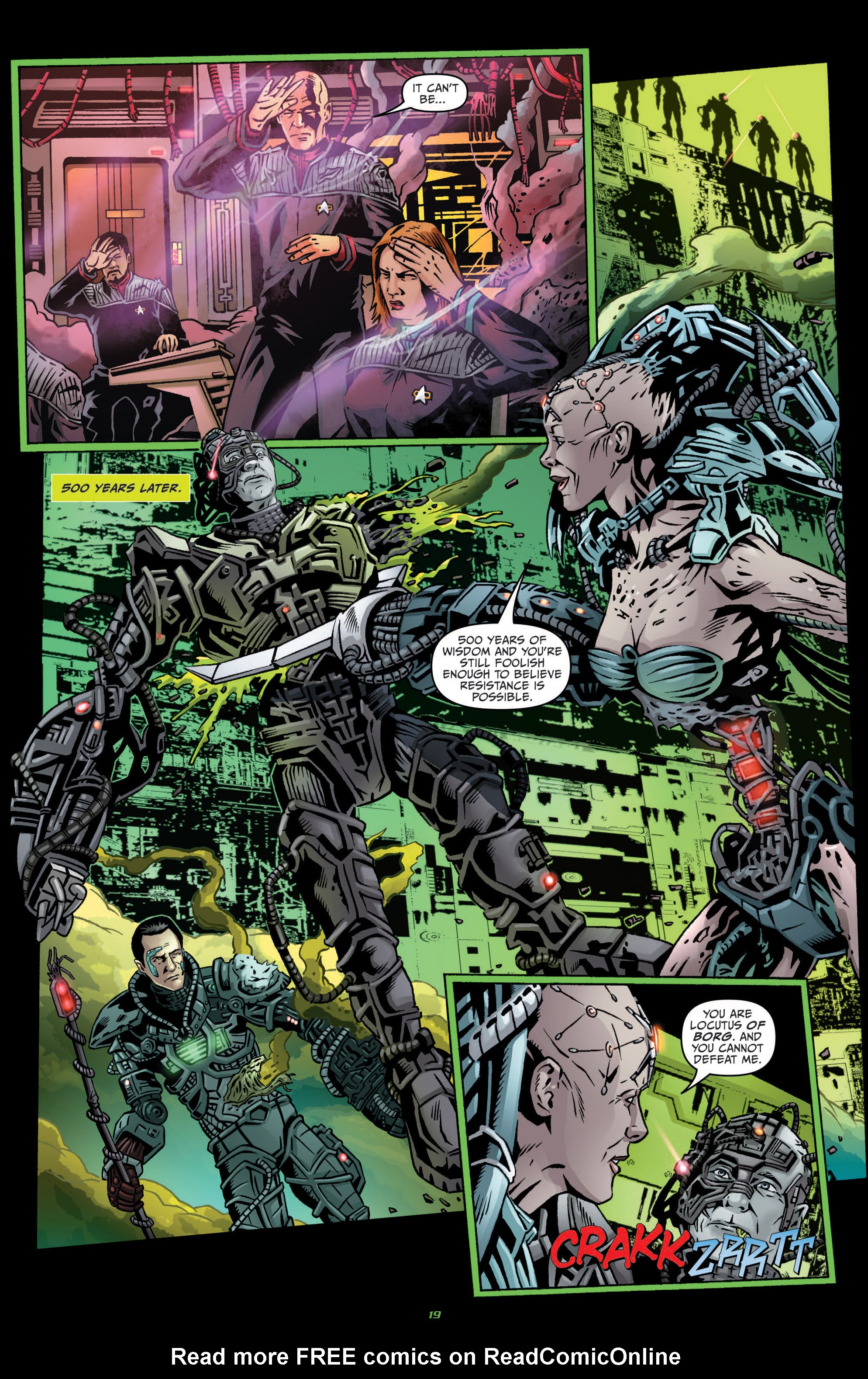 Read online Star Trek: The Next Generation - Hive comic -  Issue #3 - 22