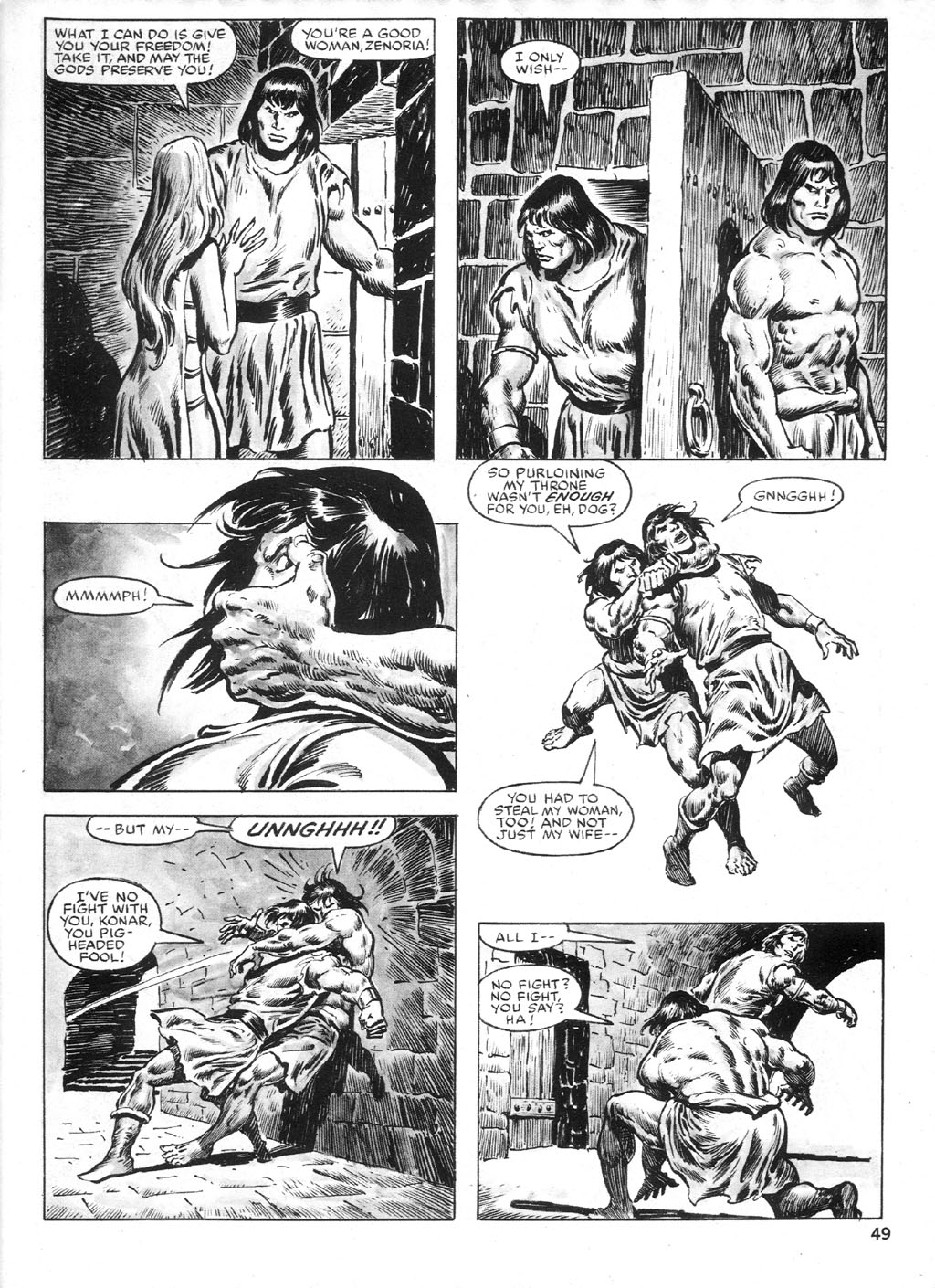 Read online The Savage Sword Of Conan comic -  Issue #93 - 49