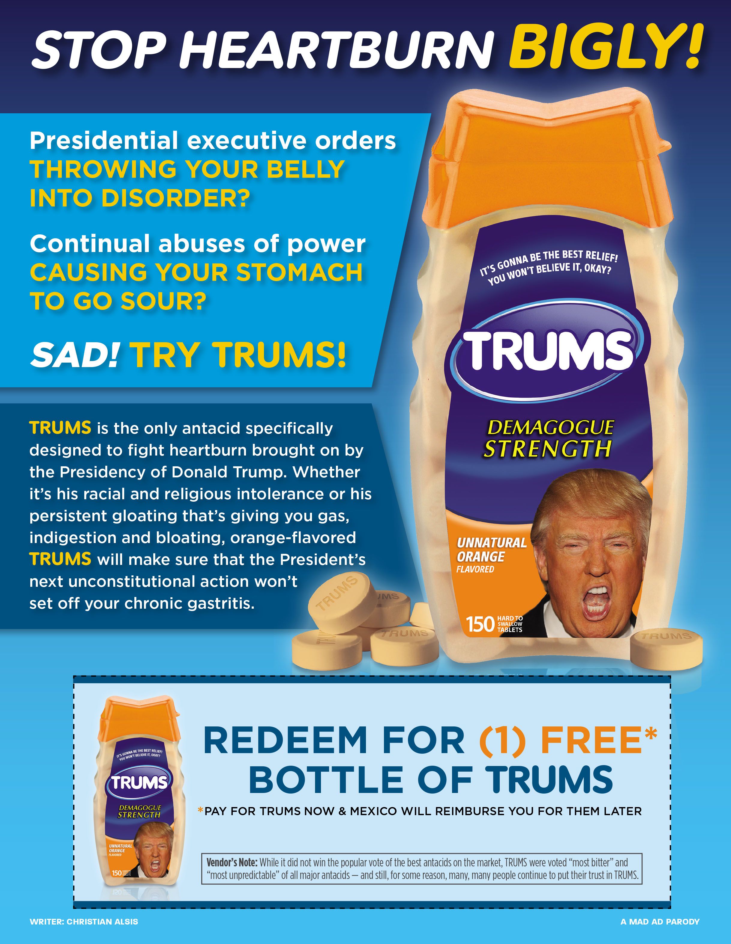 Read online MAD About Trump: A Brilliant Look at Our Brainless President comic -  Issue # TPB - 95