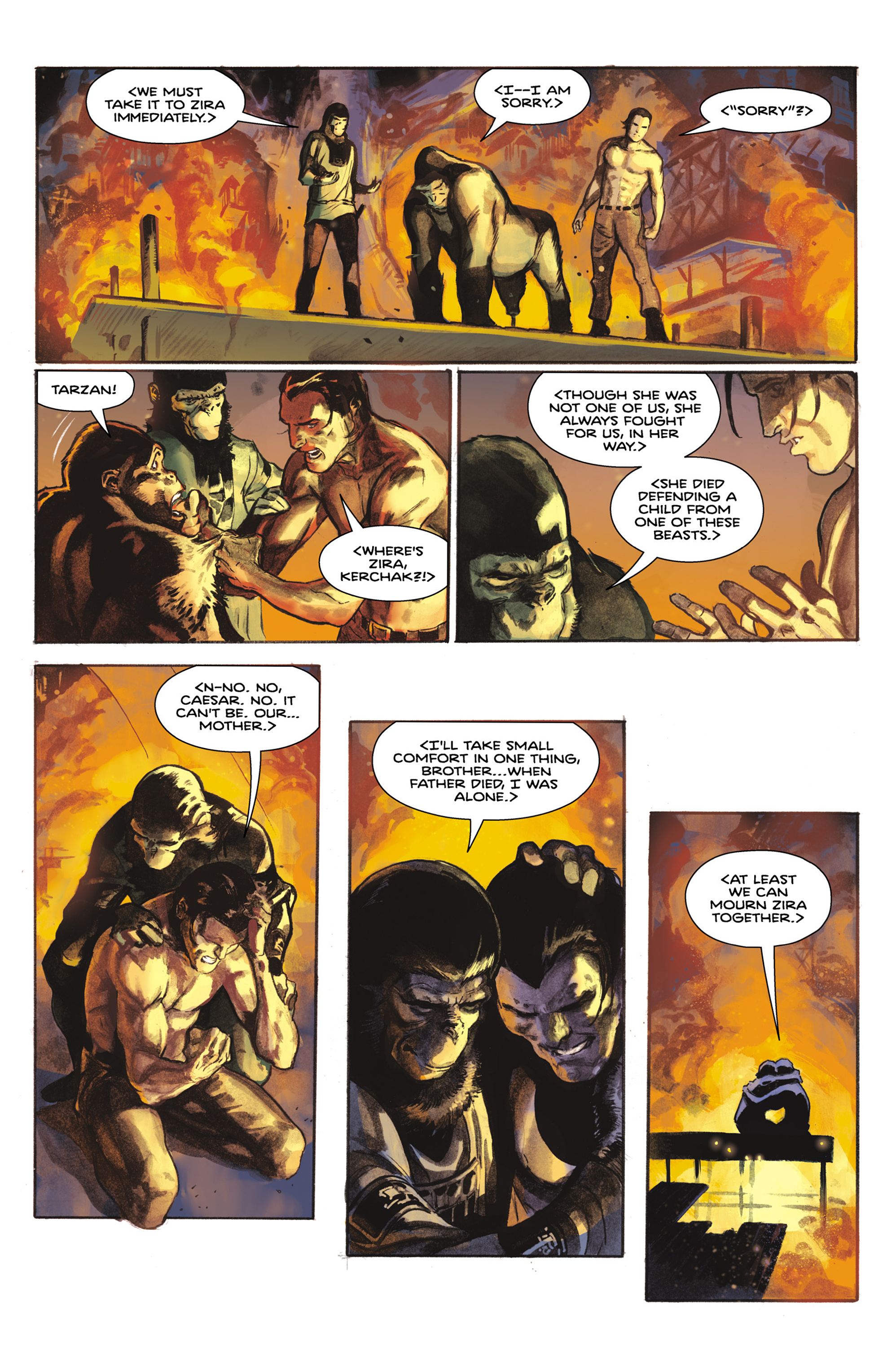 Read online Tarzan On the Planet of the Apes comic -  Issue #3 - 9