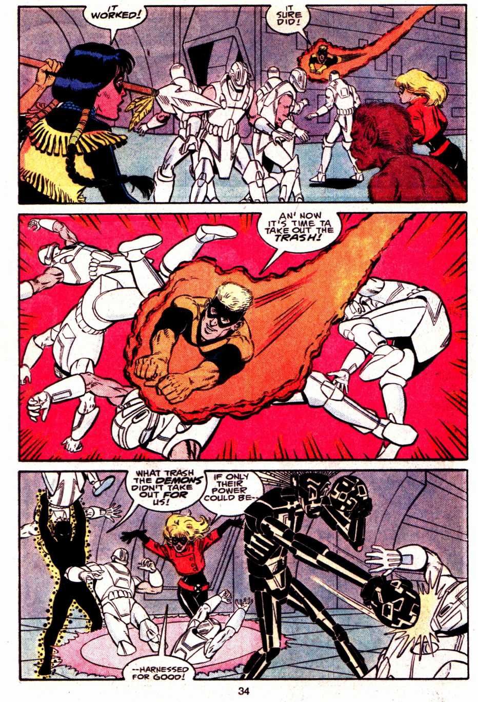 Read online The New Mutants comic -  Issue # _Annual 4 - 31
