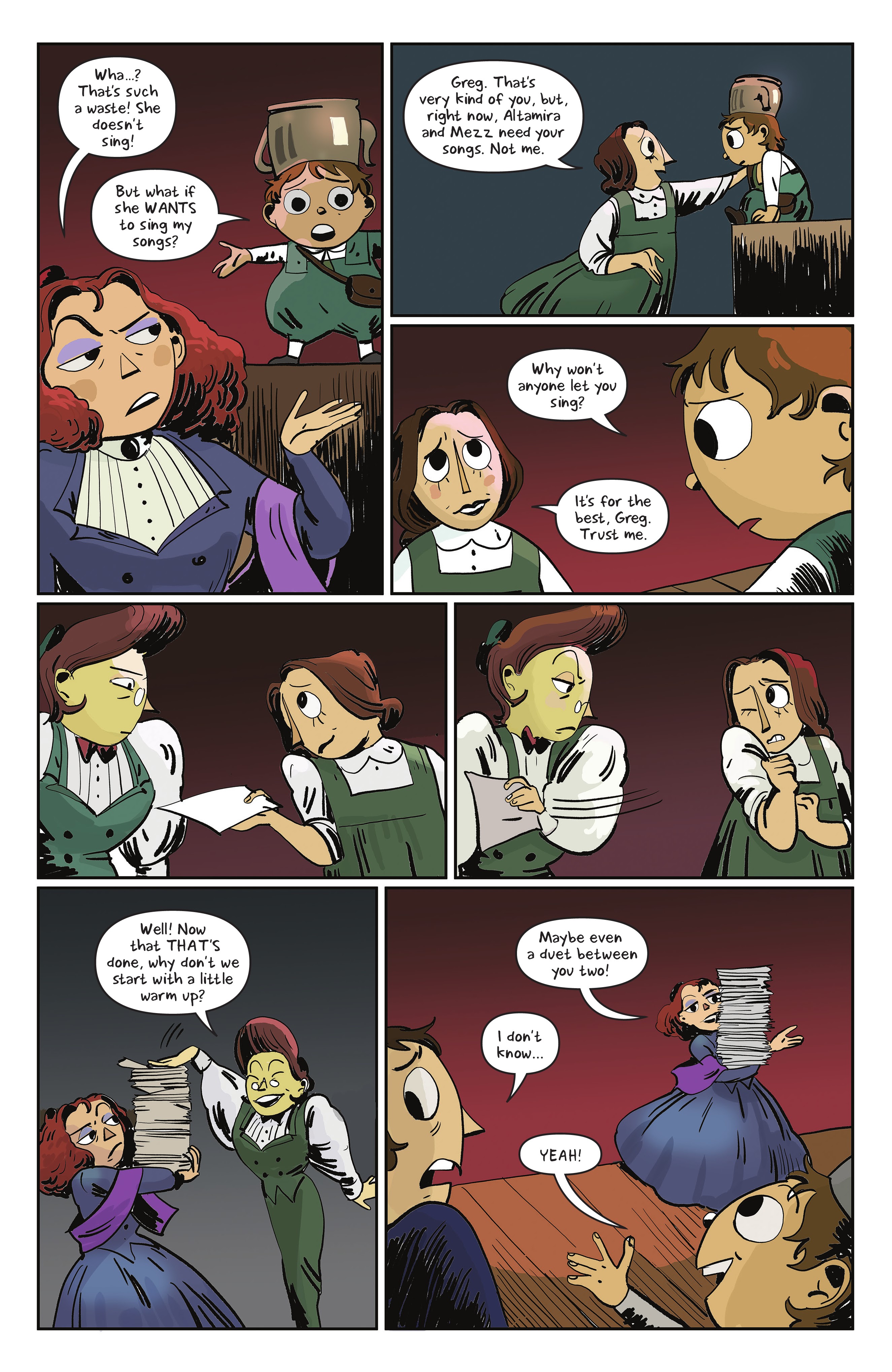 Read online Over the Garden Wall: Soulful Symphonies comic -  Issue # TPB - 56