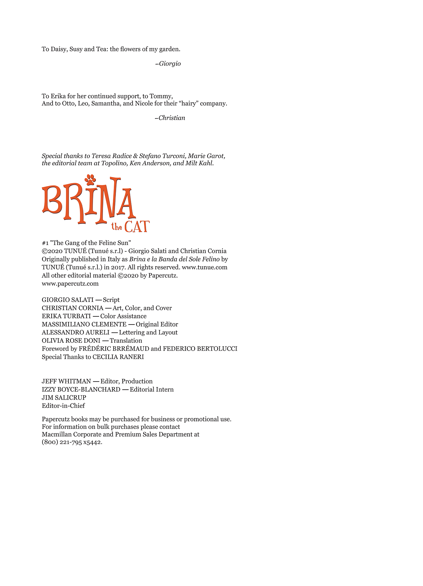 Read online Brina the Cat comic -  Issue # TPB 1 - 6