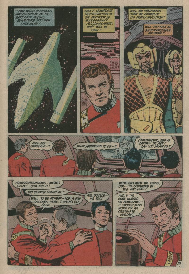 Read online Star Trek (1984) comic -  Issue #36 - 20