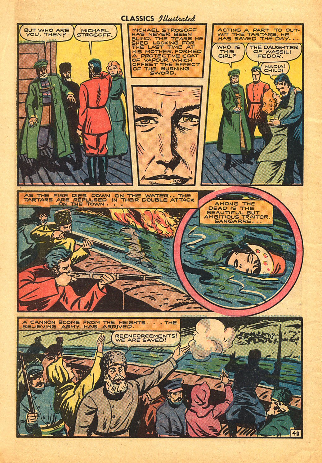 Read online Classics Illustrated comic -  Issue #28 - 50