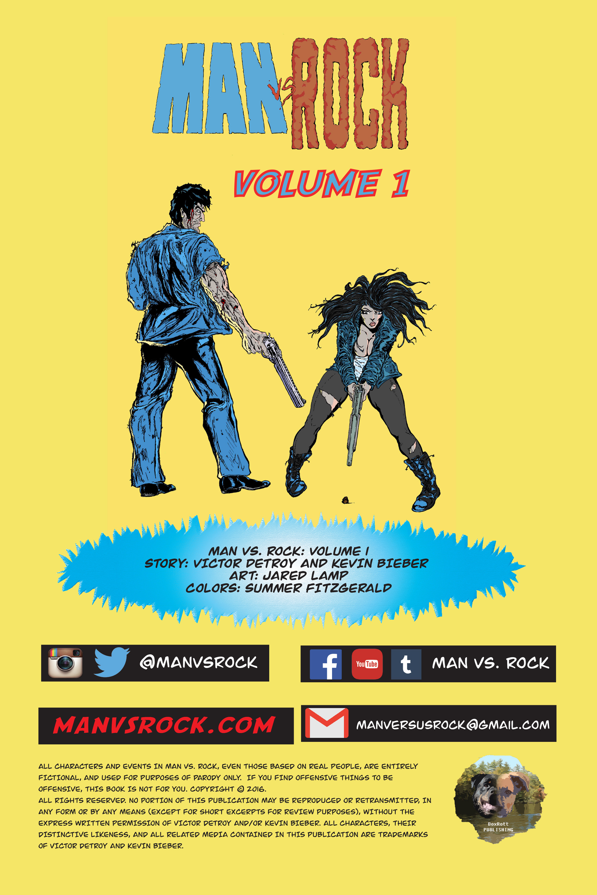 Read online Man vs. Rock comic -  Issue #1 - 2