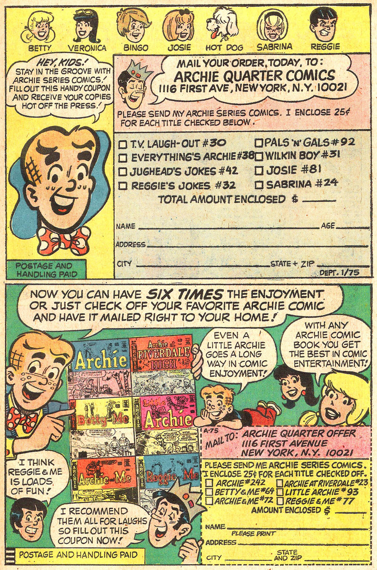 Read online Archie Giant Series Magazine comic -  Issue #228 - 43