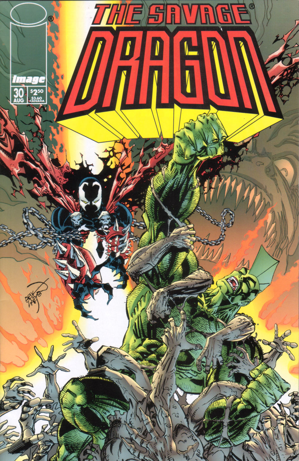 Read online The Savage Dragon (1993) comic -  Issue #30 - 1
