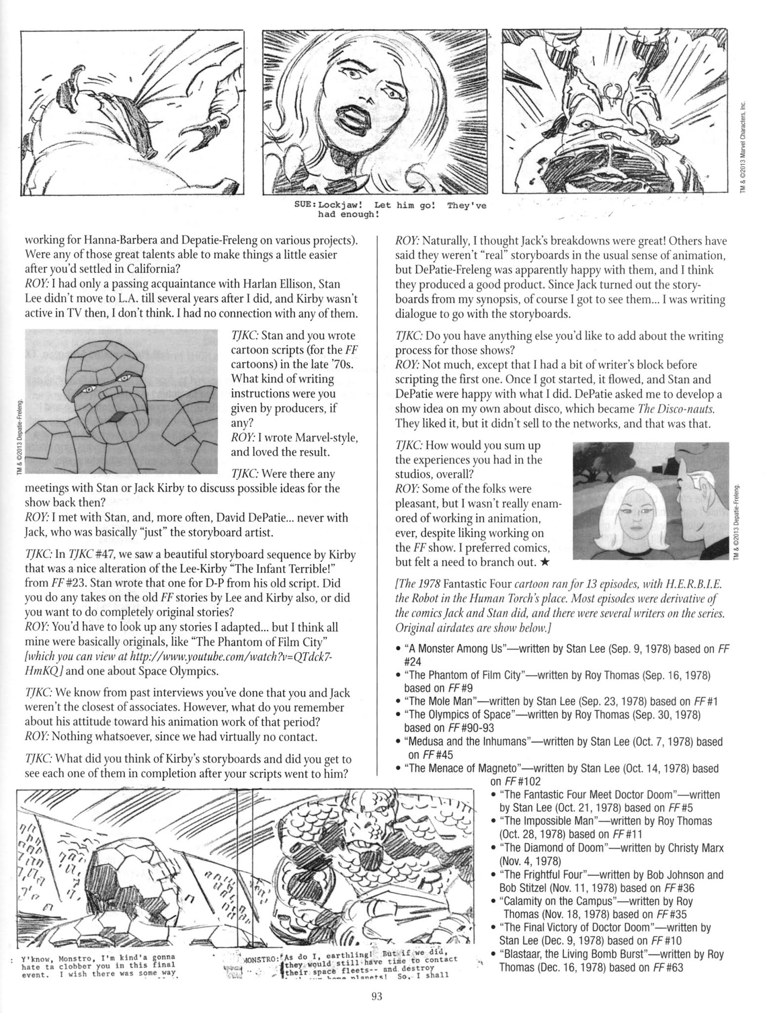 Read online The Jack Kirby Collector comic -  Issue #60 - 97