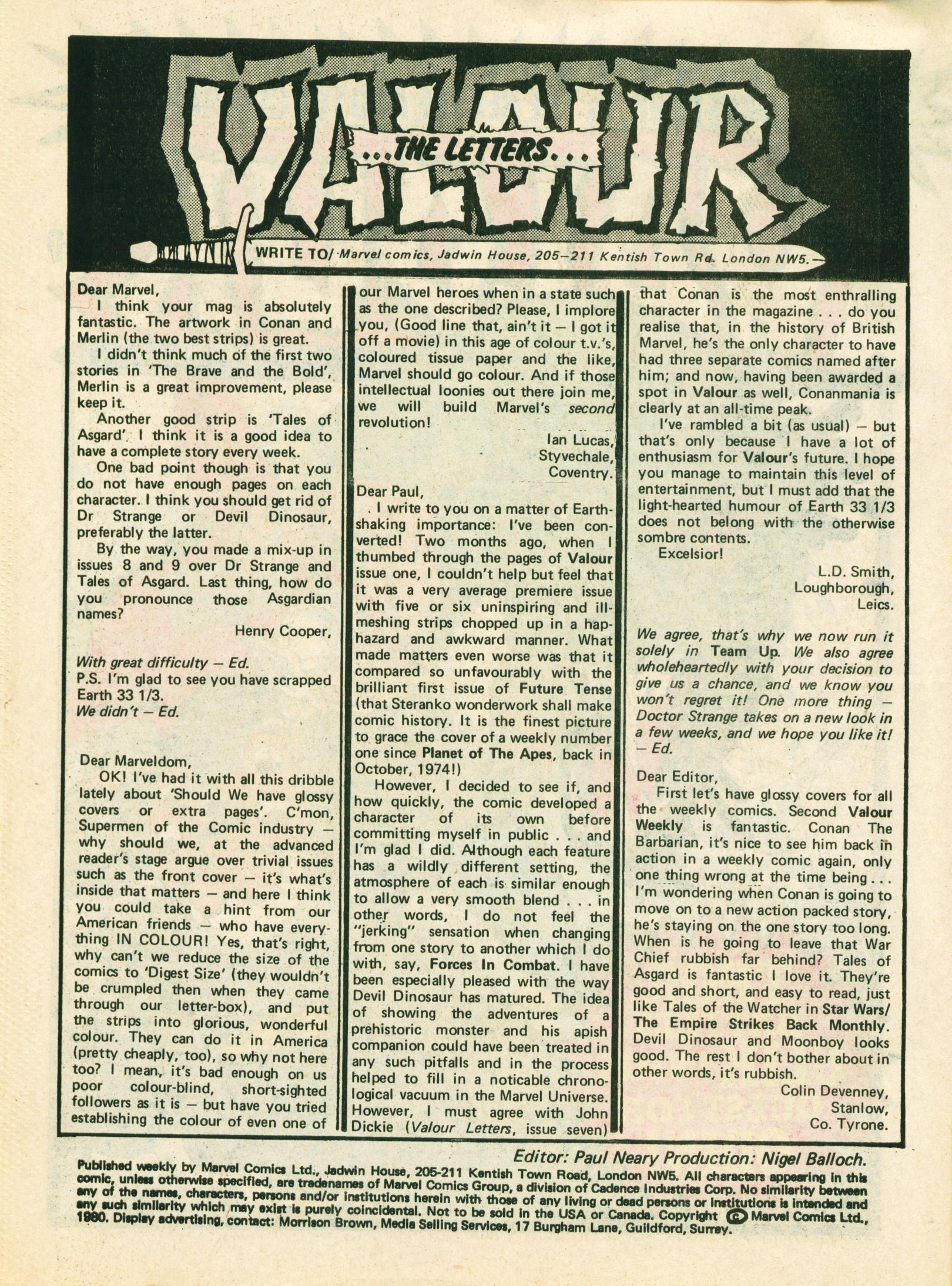 Read online Valour comic -  Issue #14 - 2