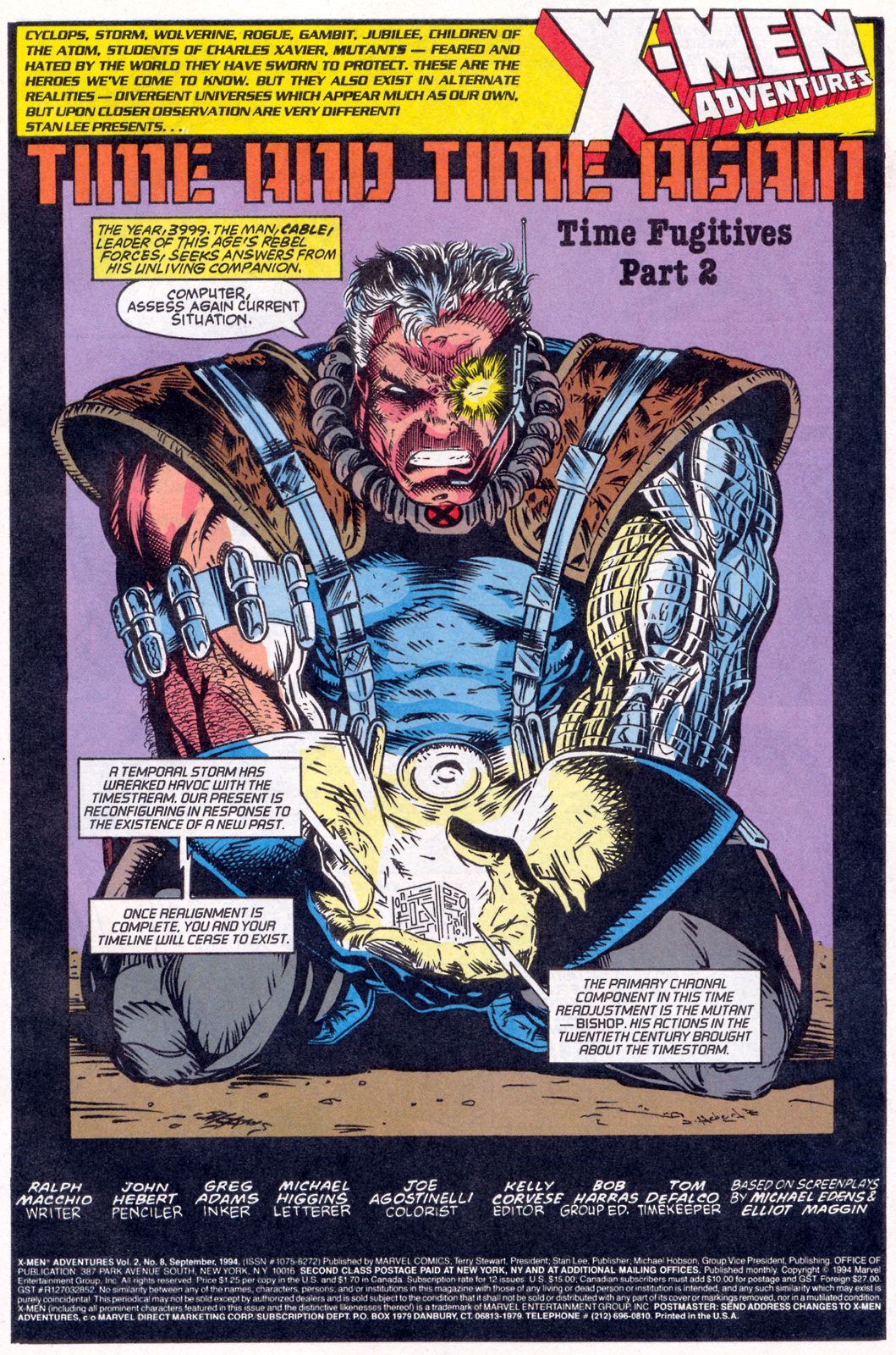 Read online X-Men Adventures (1994) comic -  Issue #8 - 2