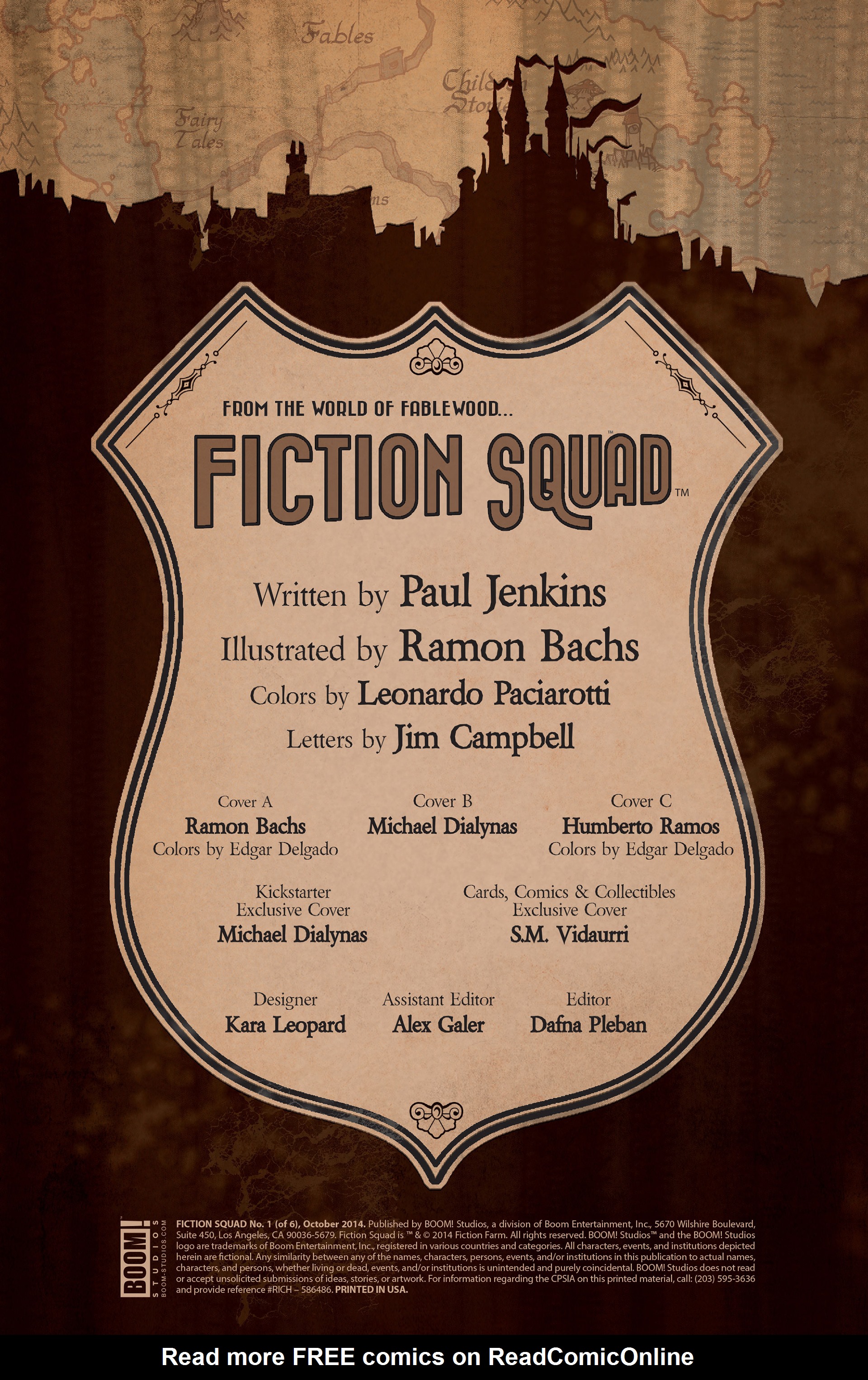 Read online Fiction Squad comic -  Issue #1 - 2