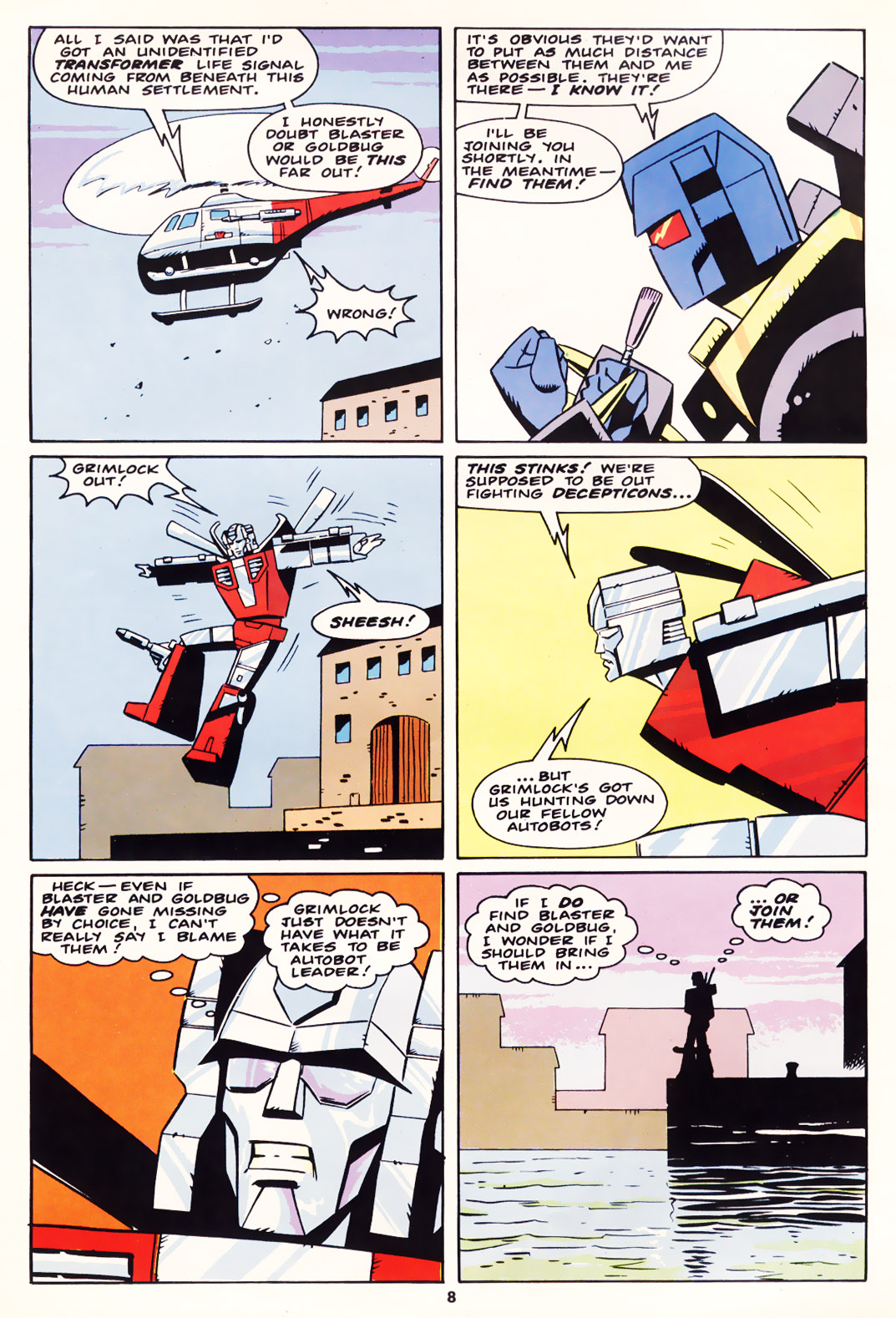 Read online The Transformers (UK) comic -  Issue #125 - 8