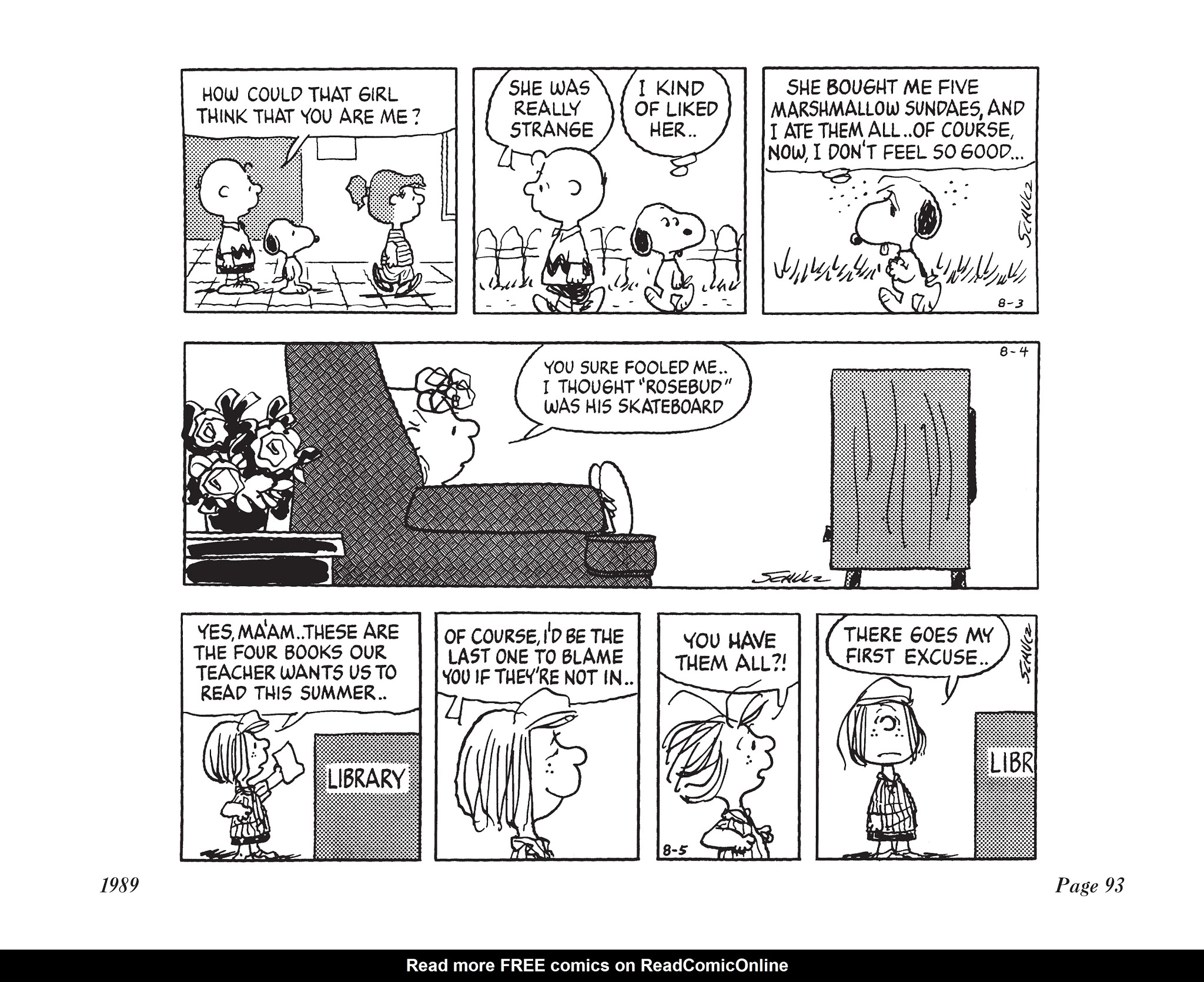Read online The Complete Peanuts comic -  Issue # TPB 20 - 108