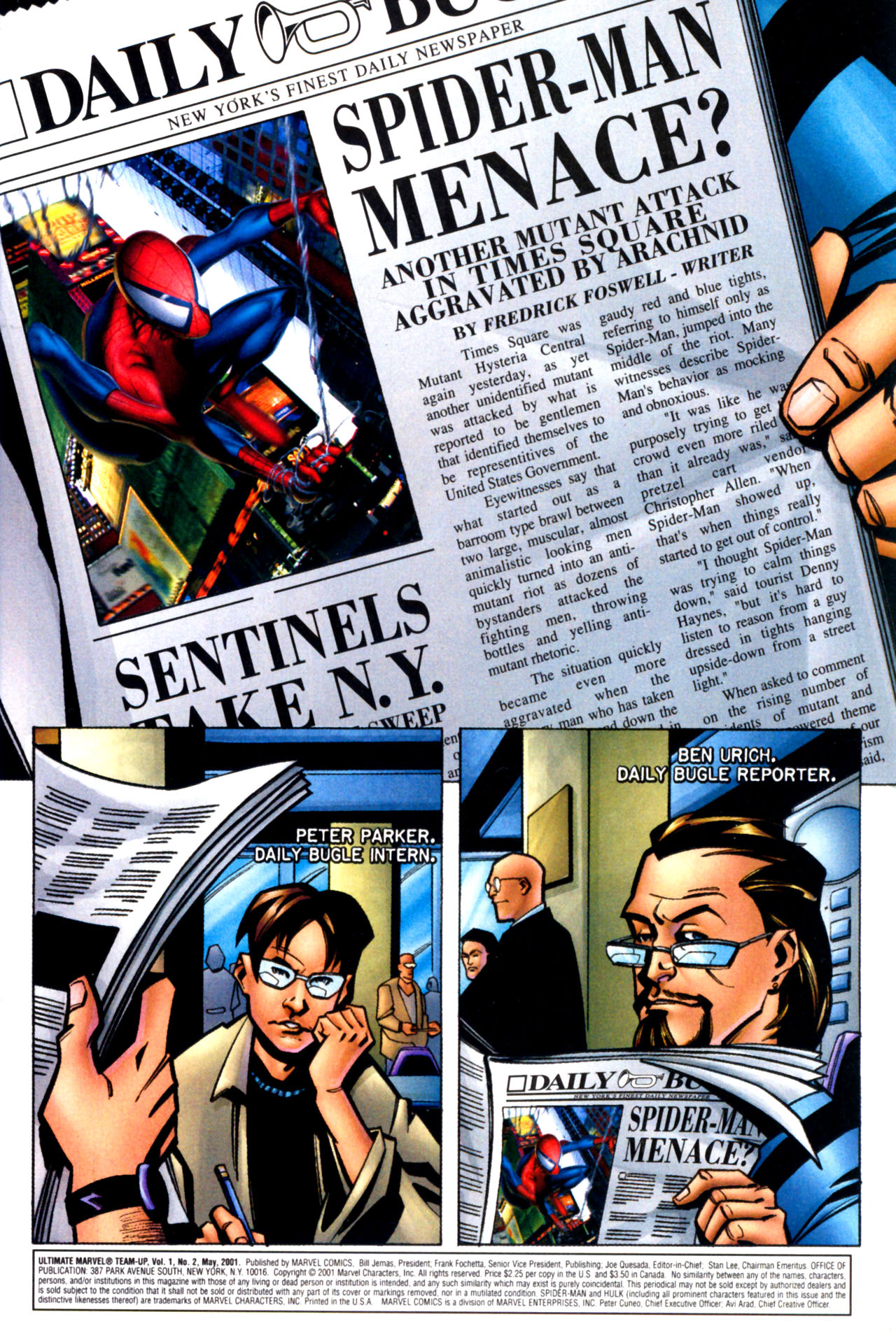 Read online Ultimate Marvel Team-Up comic -  Issue #2 - 3