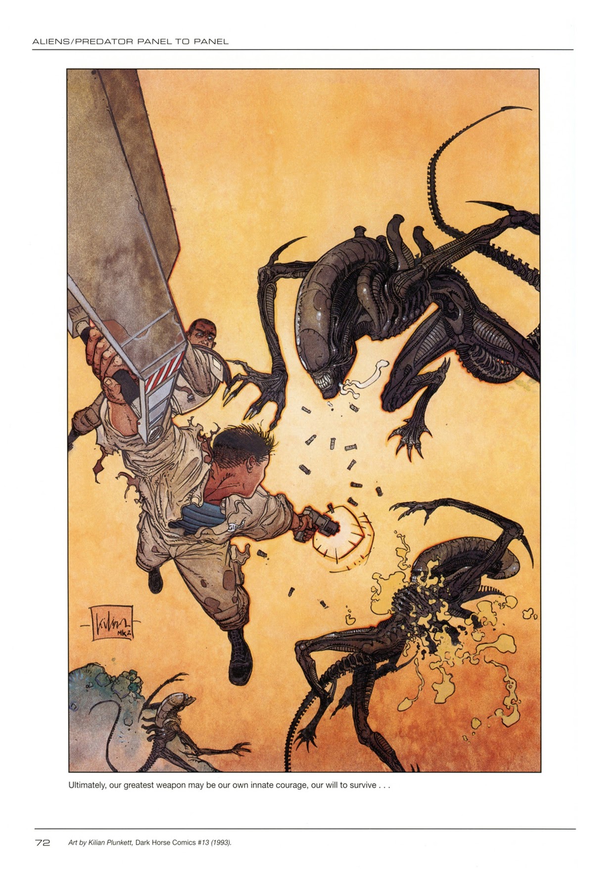 Read online Aliens/Predator: Panel to Panel comic -  Issue # TPB (Part 1) - 66