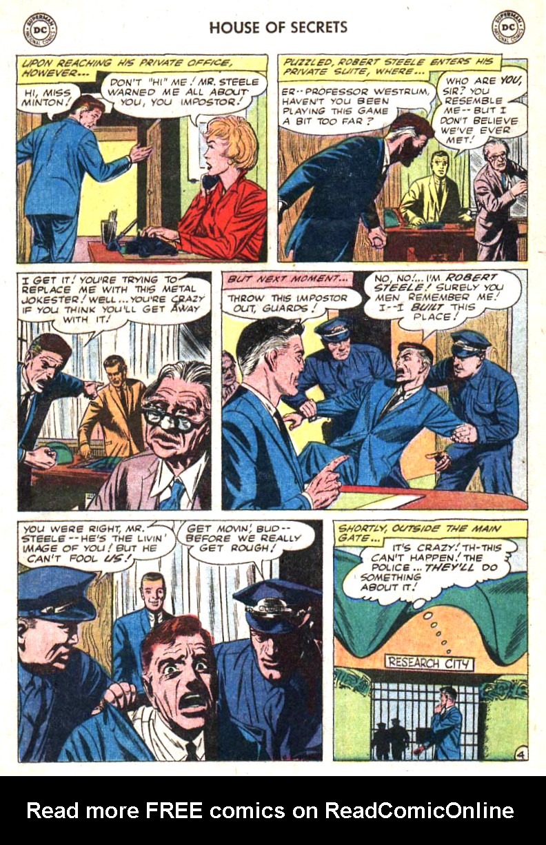 Read online House of Secrets (1956) comic -  Issue #36 - 28
