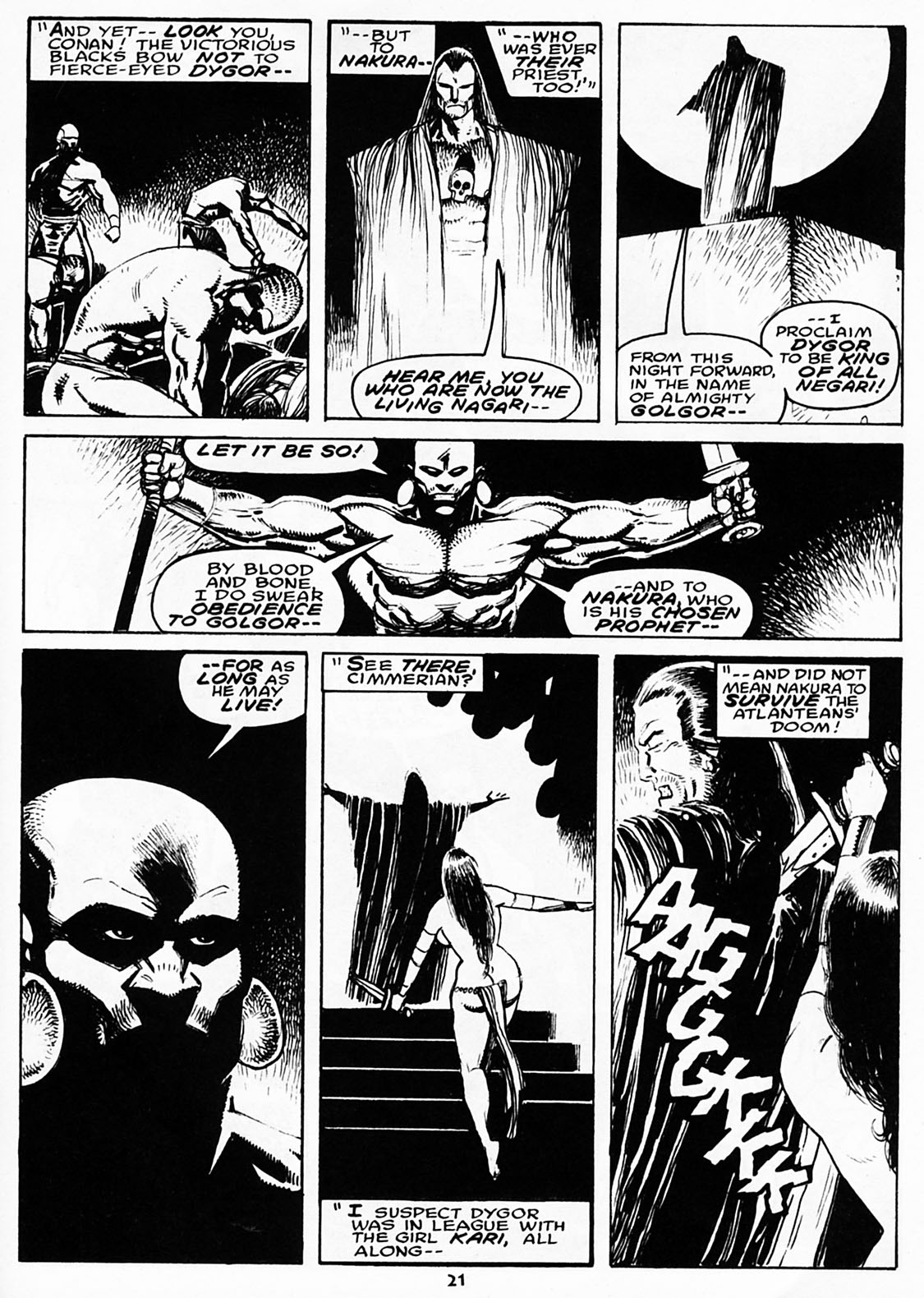 The Savage Sword Of Conan issue 220 - Page 22