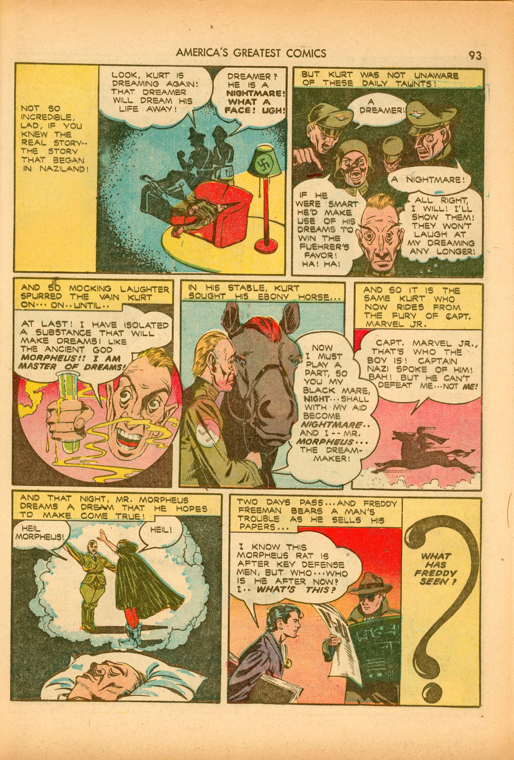 Read online America's Greatest Comics comic -  Issue #8 - 93