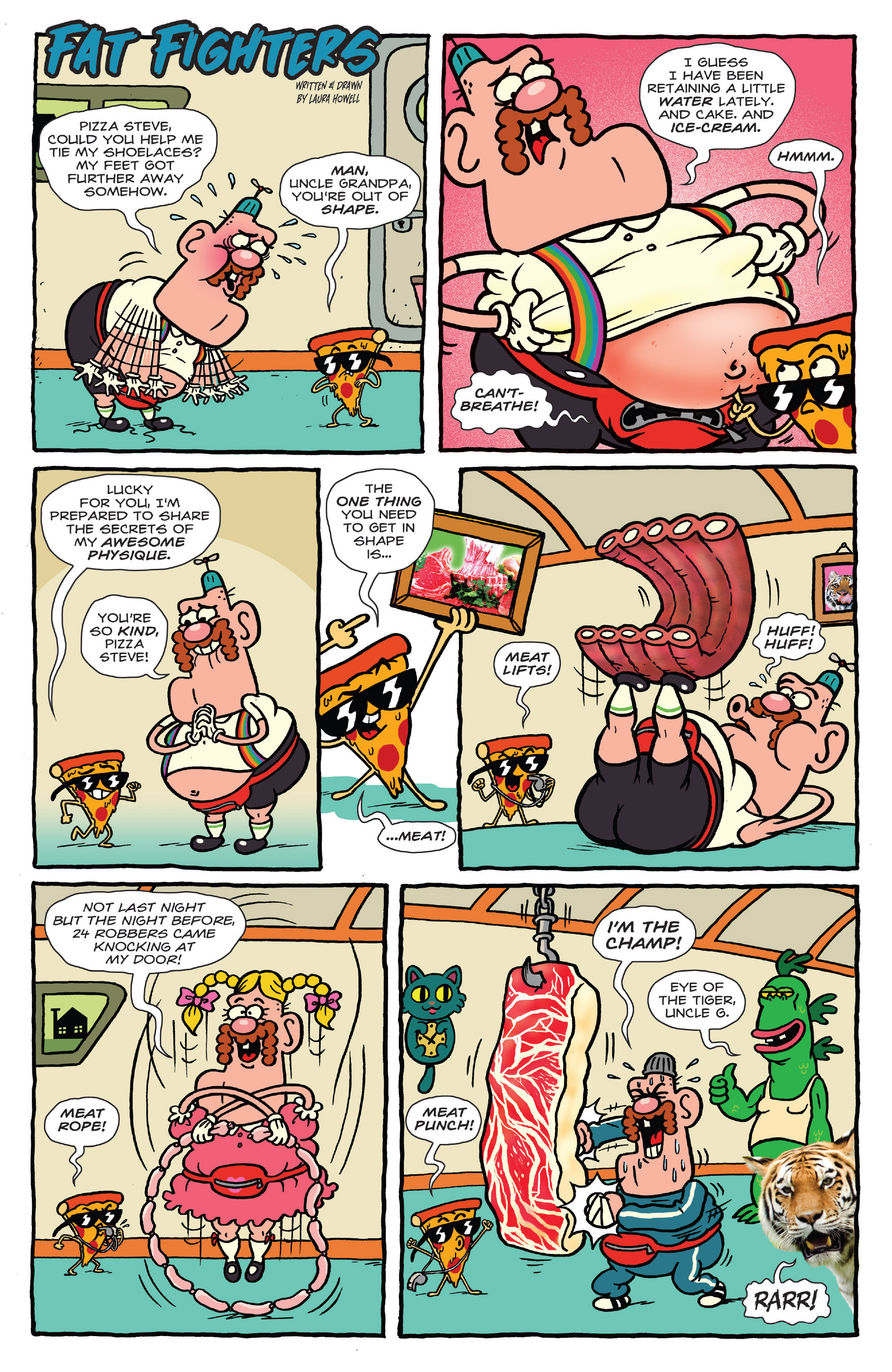 Read online Uncle Grandpa: Pizza Steve Special comic -  Issue # Full - 4
