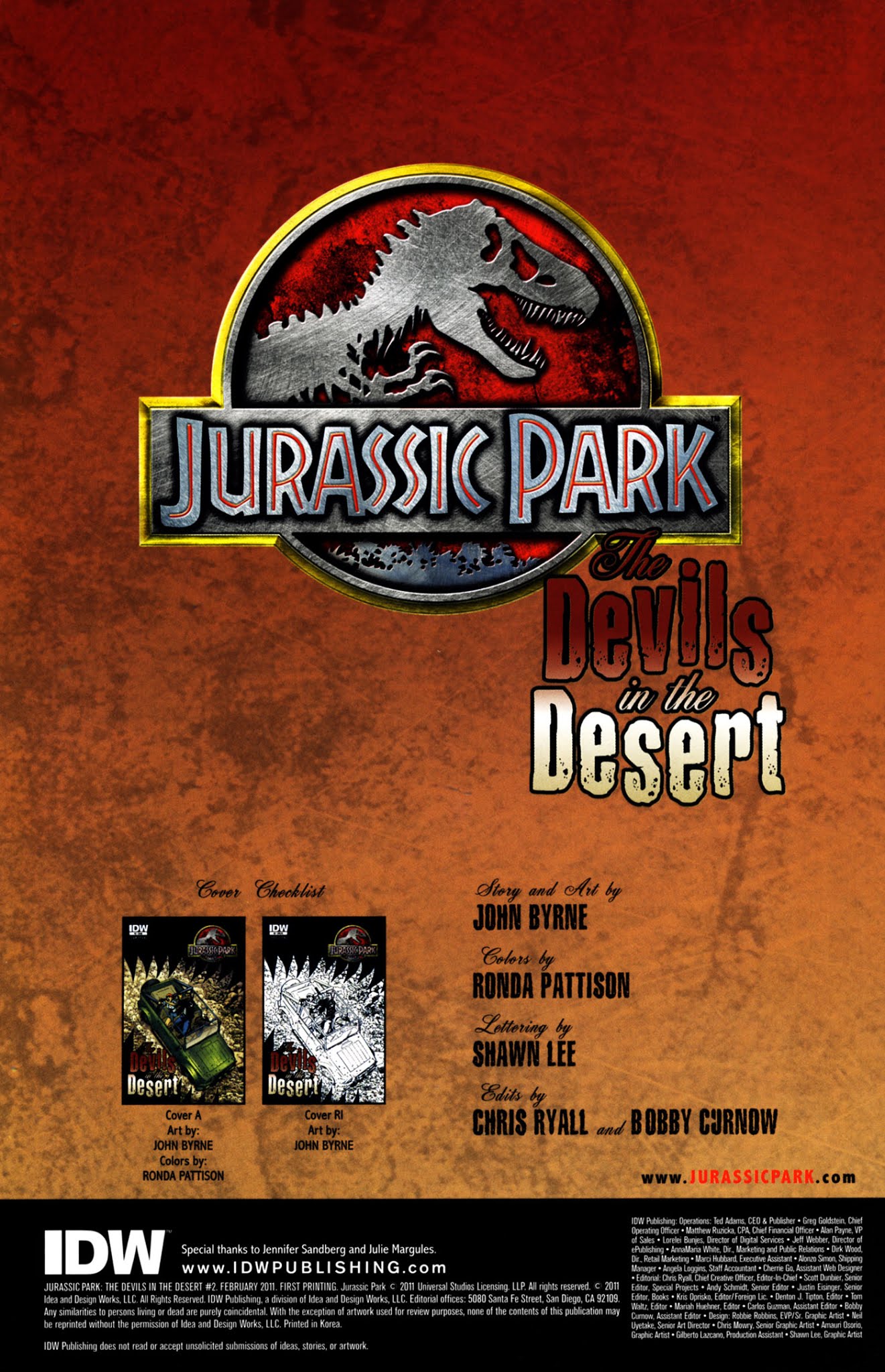 Read online Jurassic Park: The Devils in the Desert comic -  Issue #2 - 2